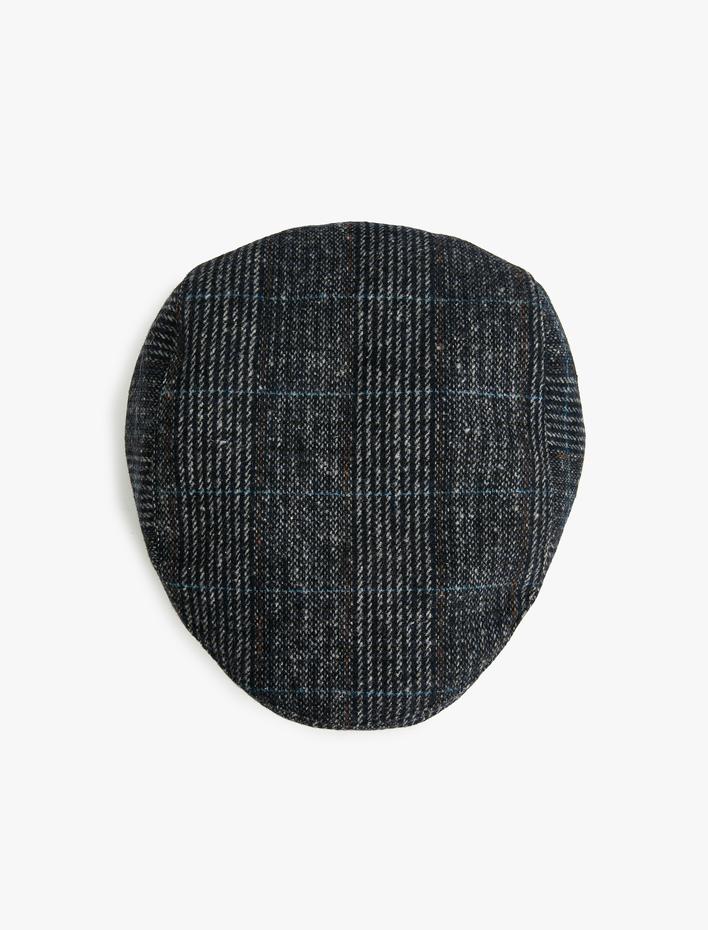 Erkek Kasket Şapka Ekose