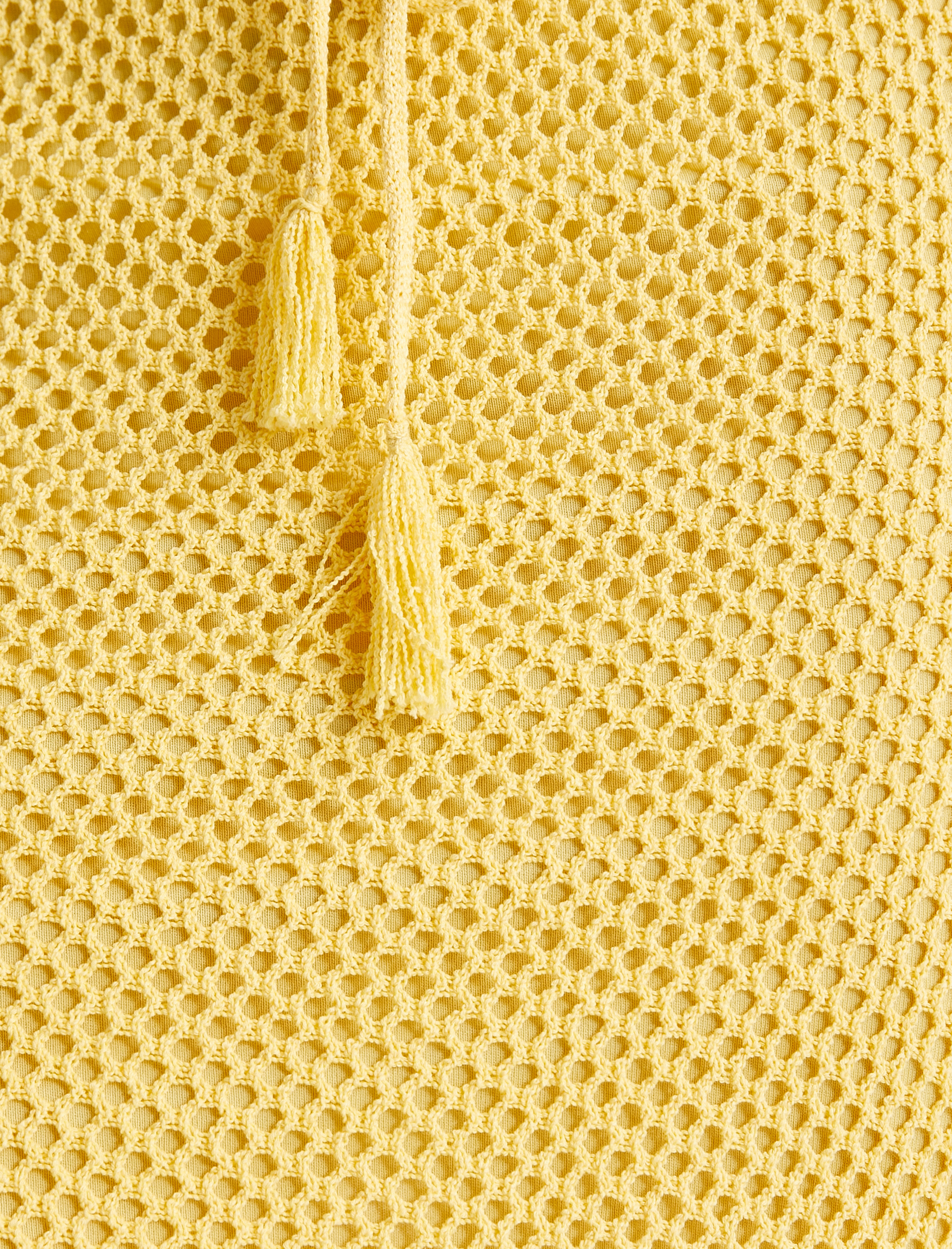   Koton X Sibil Çetinkaya - Midi Kroşe Etek Ajurlu Astarlı Bağlama Detaylı