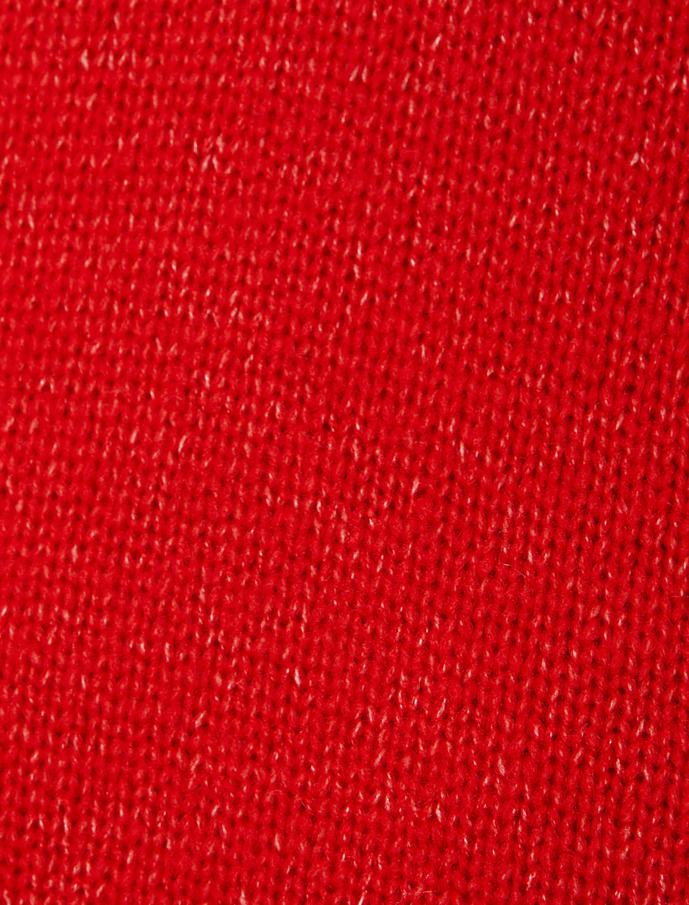 Basic Triko Kazak Bisiklet Yaka Akrilik Karışımlı Uzun Kollu