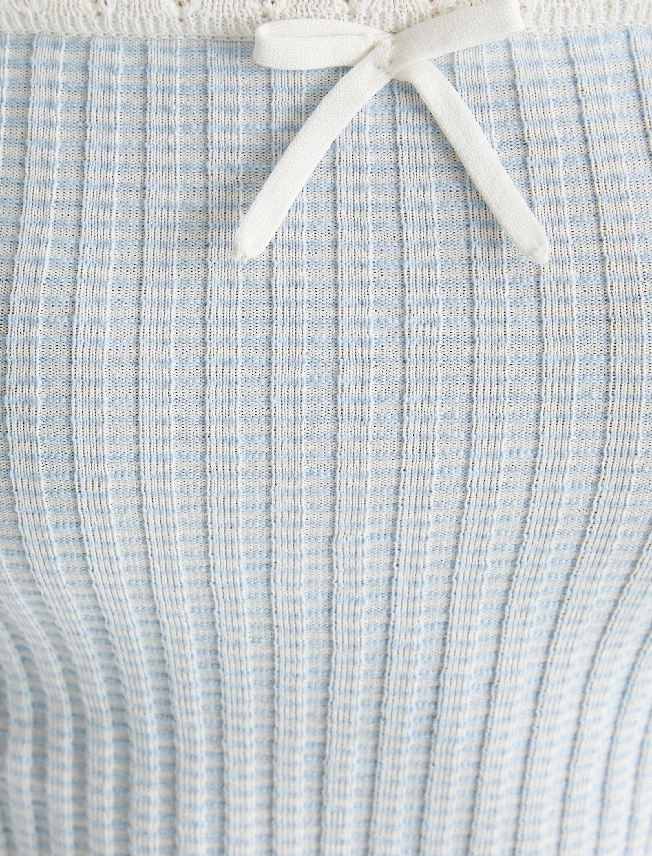   Koton X Sibil Çetinkaya - Omzu Açık Bluz Fiyonk ve Dantel Detaylı İnce Triko