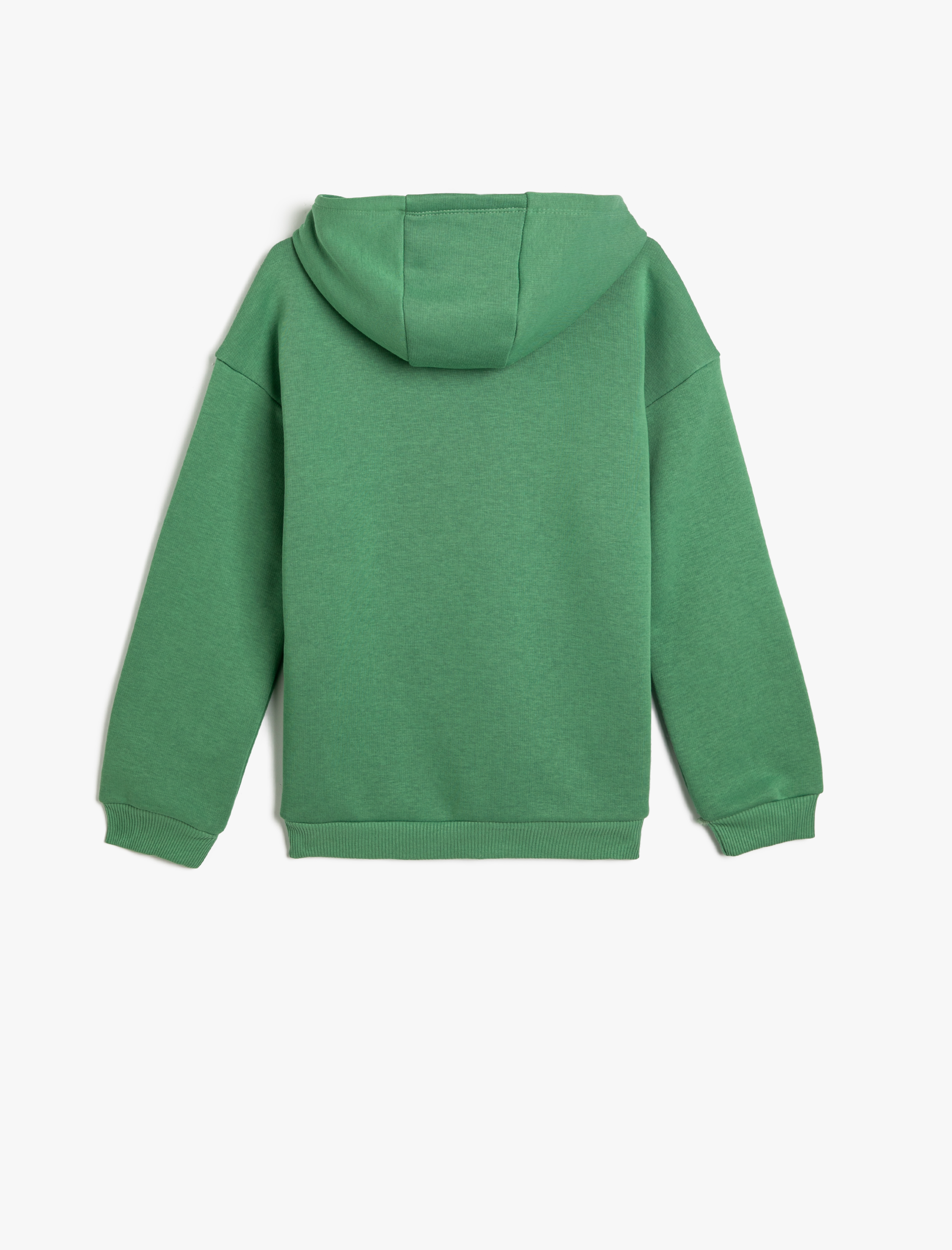  Kız Çocuk Kapşonlu Sweatshirt Anime Baskılı Uzun Kollu Şardonlu