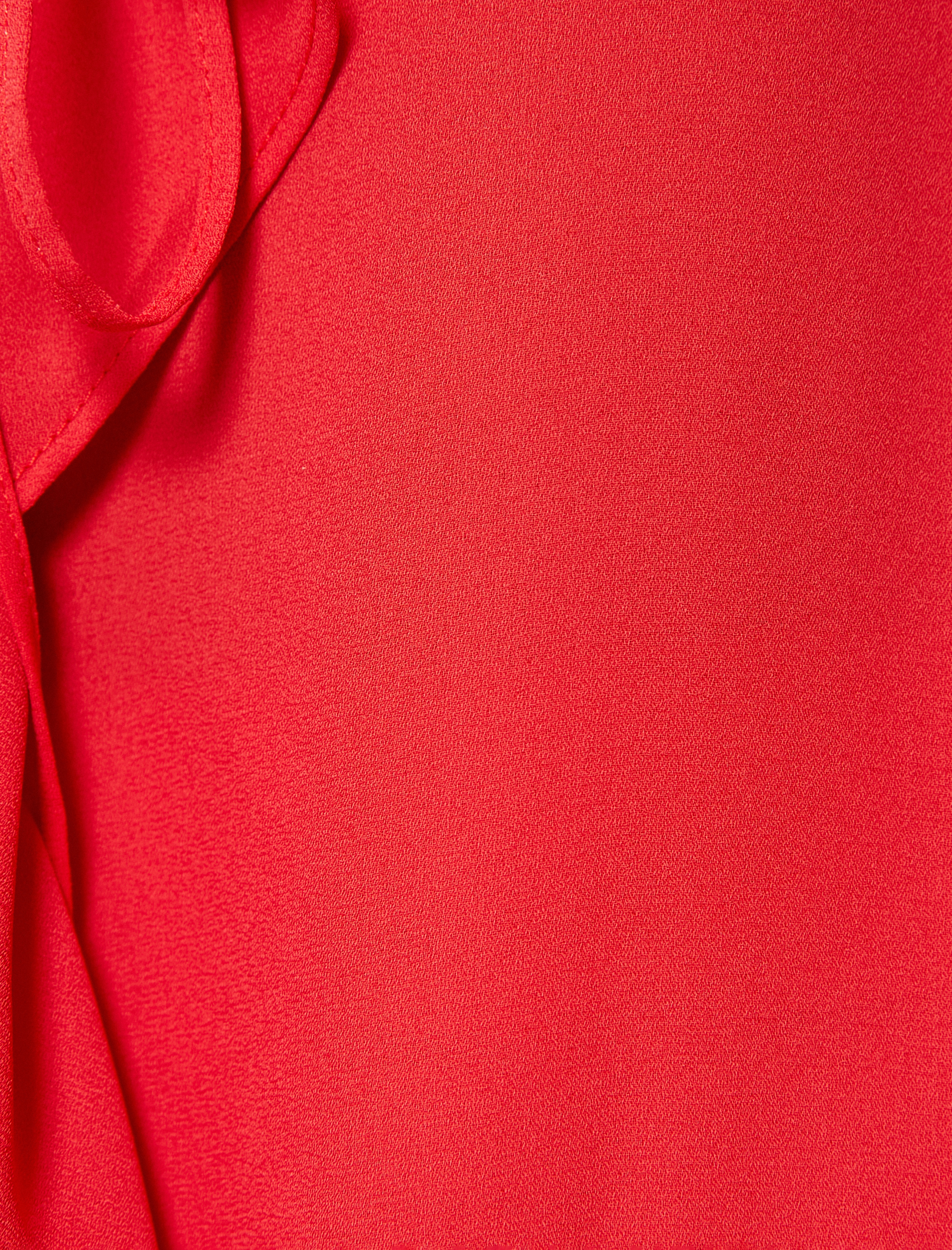 Fırfırlı Gömlek Dökümlü İspanyol Uzun Kol Bağlamalı