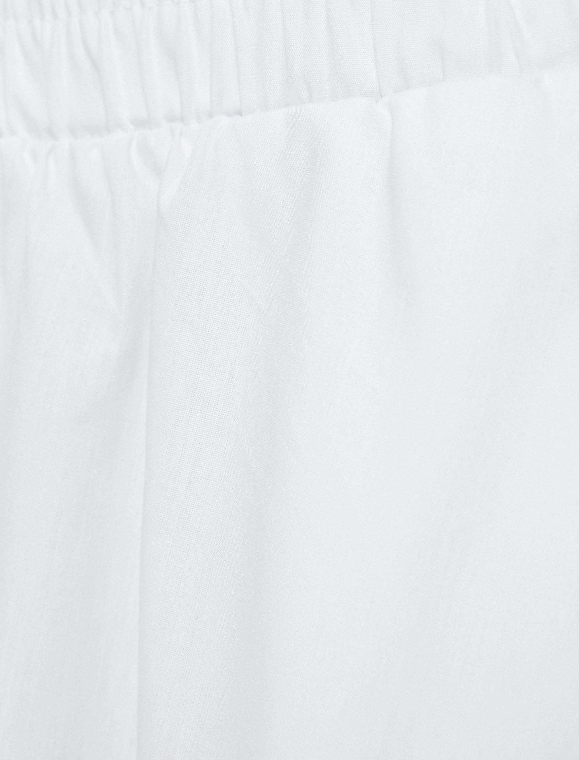   Uzun Kloş Etek Yırtmaç Detaylı Pamuklu Standart Bel