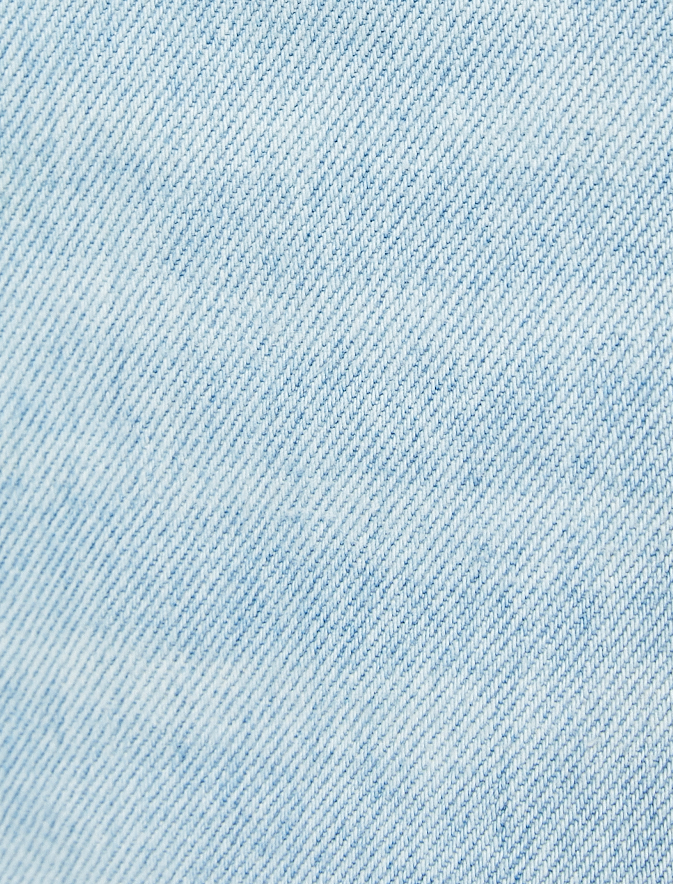   Geniş Paça Yırtık Kot Pantolon Standart Bel Düğmeli - Bianca Wide Leg Jean