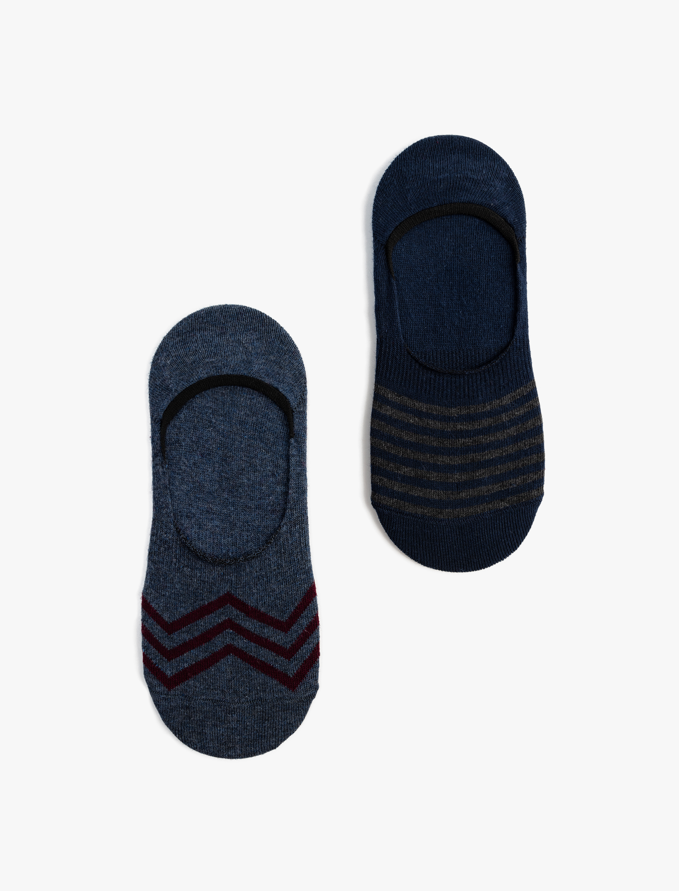 Erkek 2'li Babet Çorap Seti Çok Renkli Pamuk Karışımlı