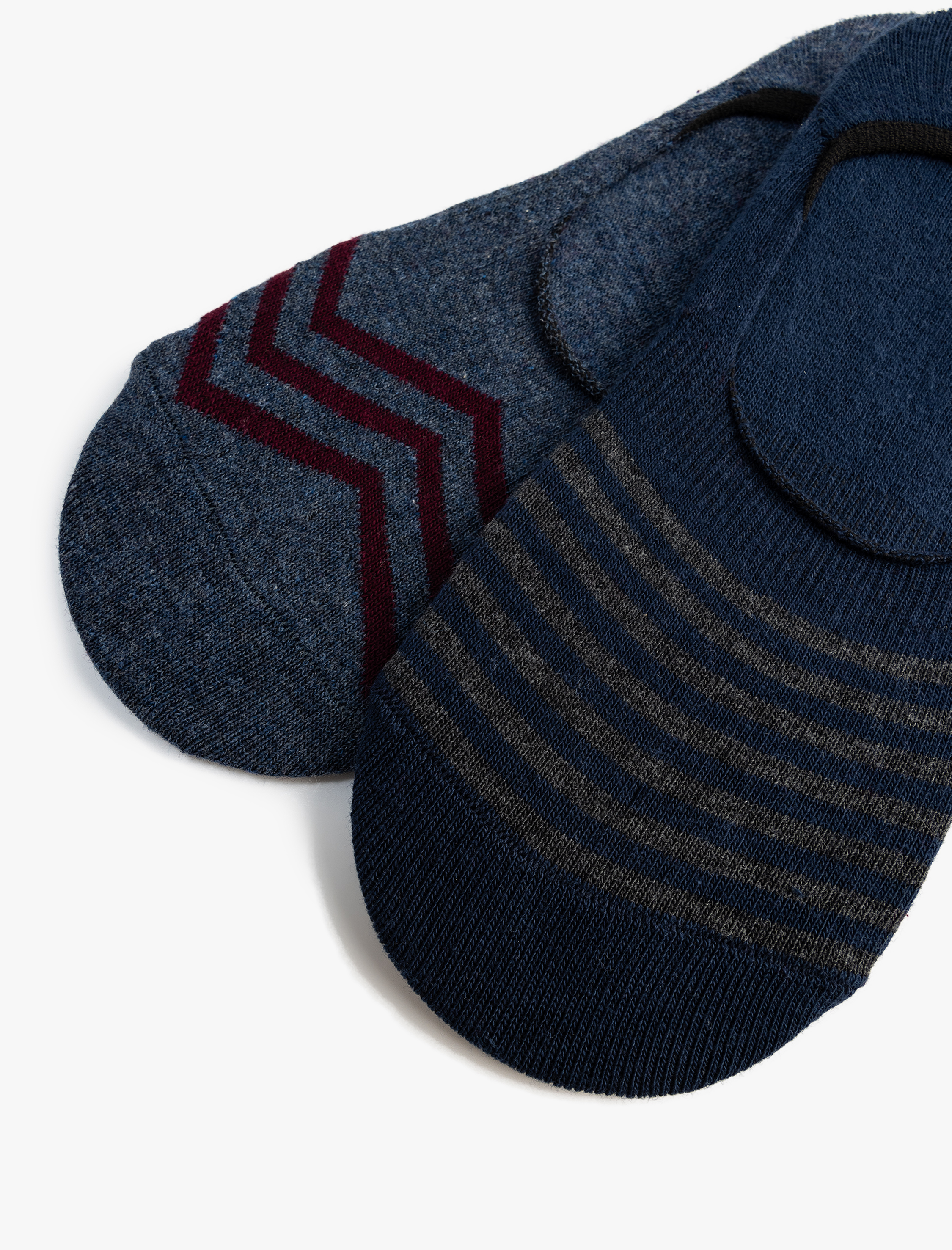 Erkek 2'li Babet Çorap Seti Çok Renkli Pamuk Karışımlı