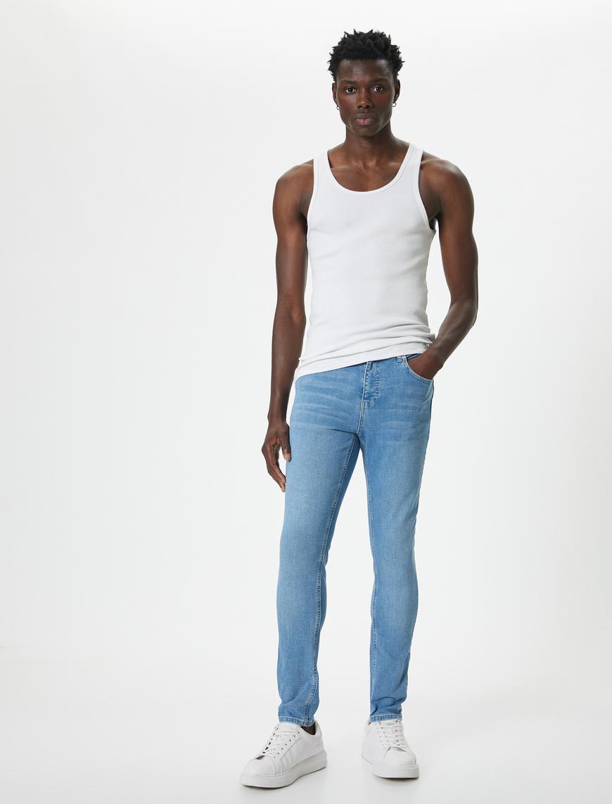   Skinny Fit Kot Pantolon - Michael Jean