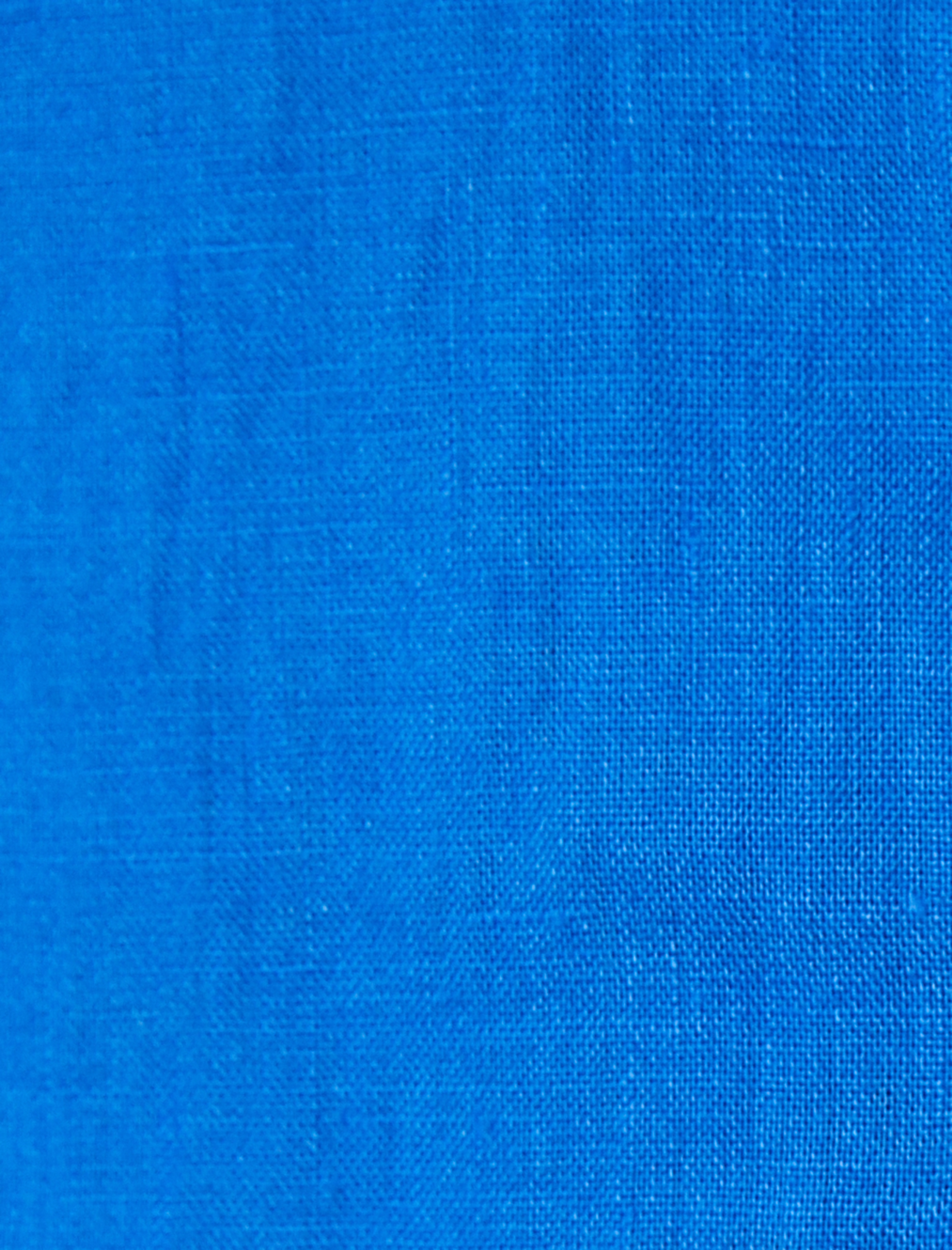   Keten Gömlek Klasik Yaka Uzun Kollu Düğmeli Regular Fit