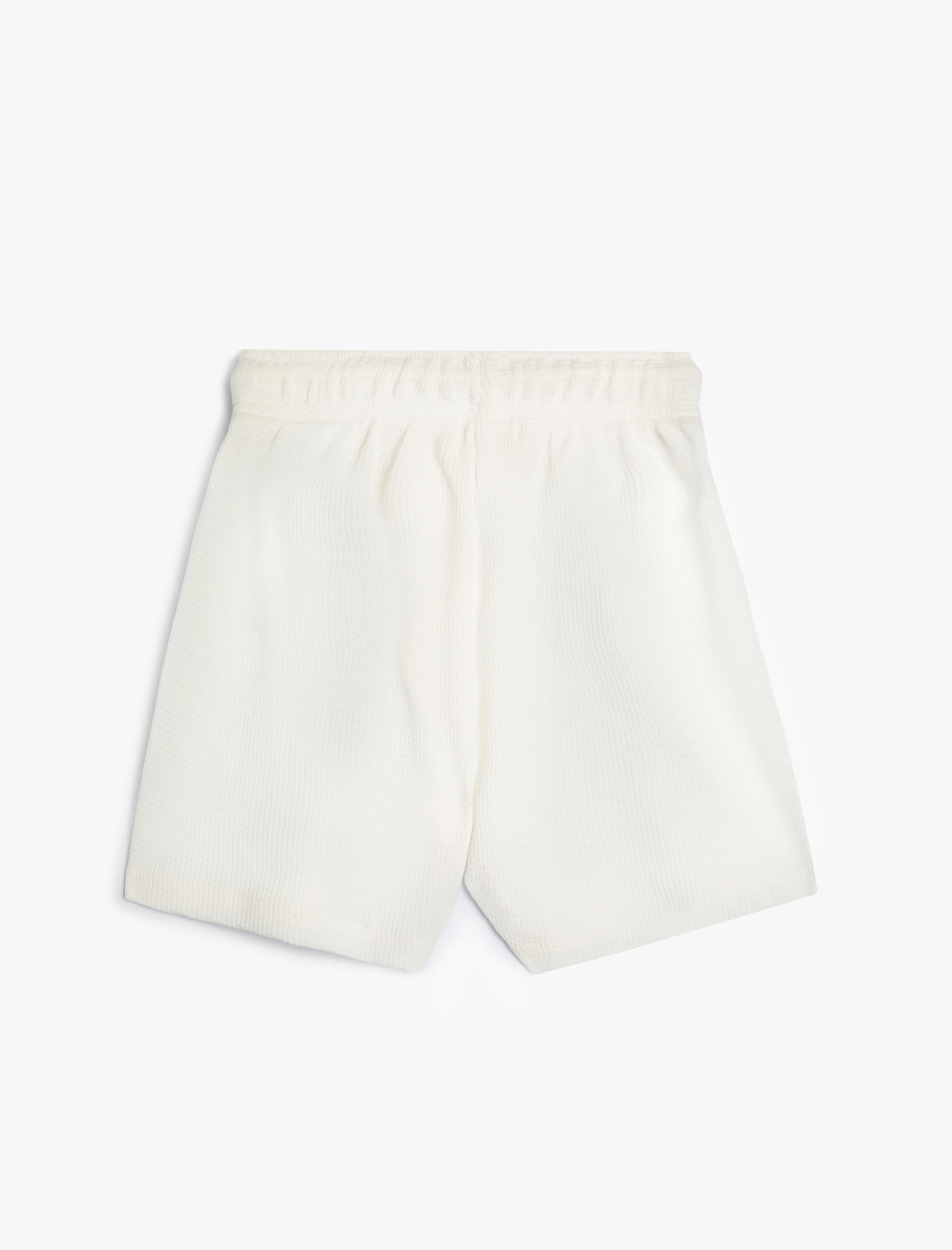  Erkek Çocuk Basic Şort Beli Bağlamalı Pamuklu