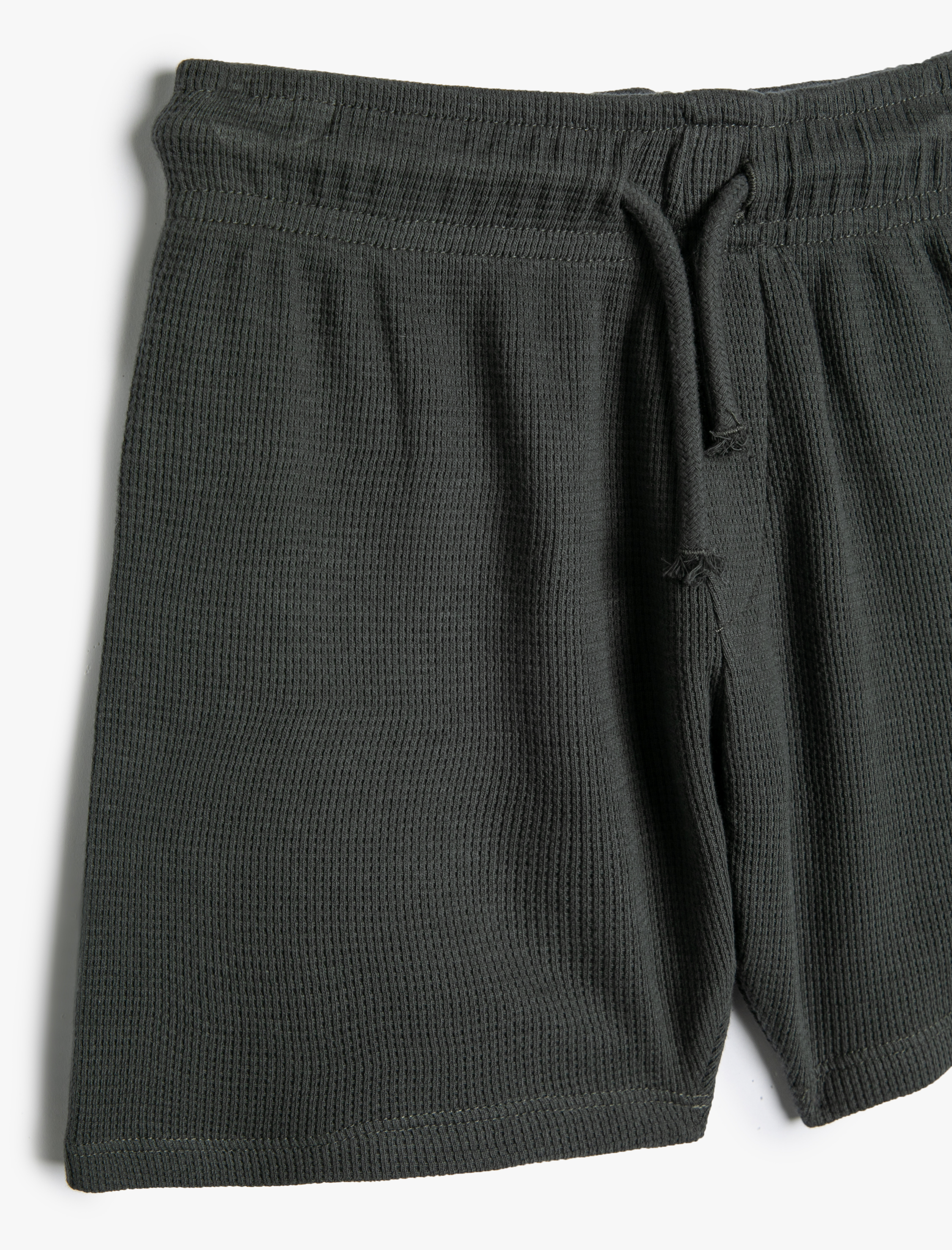  Erkek Çocuk Basic Şort Beli Bağlamalı Pamuklu