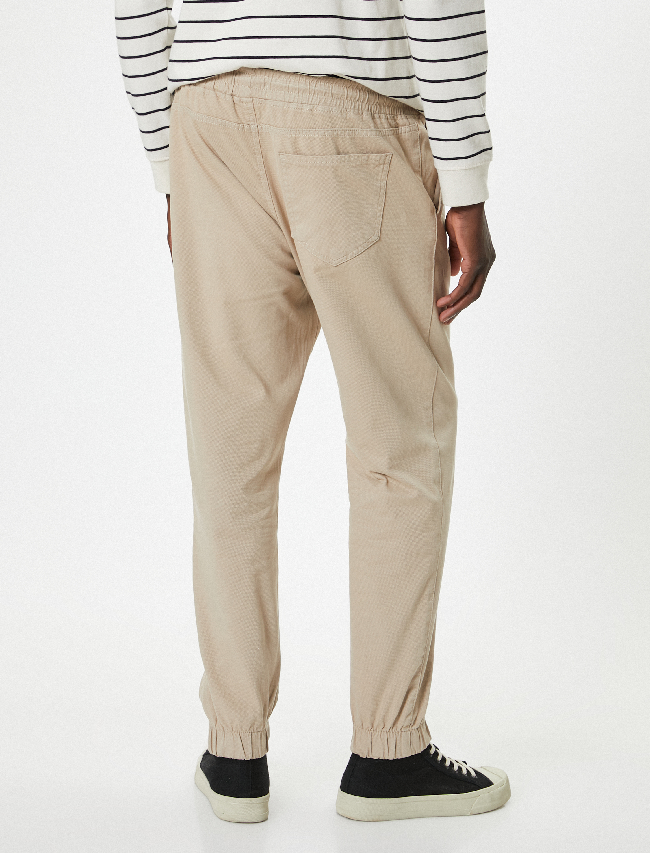 Jogger Pantolon Beli Bağcıklı Cep Detaylı Pamuklu