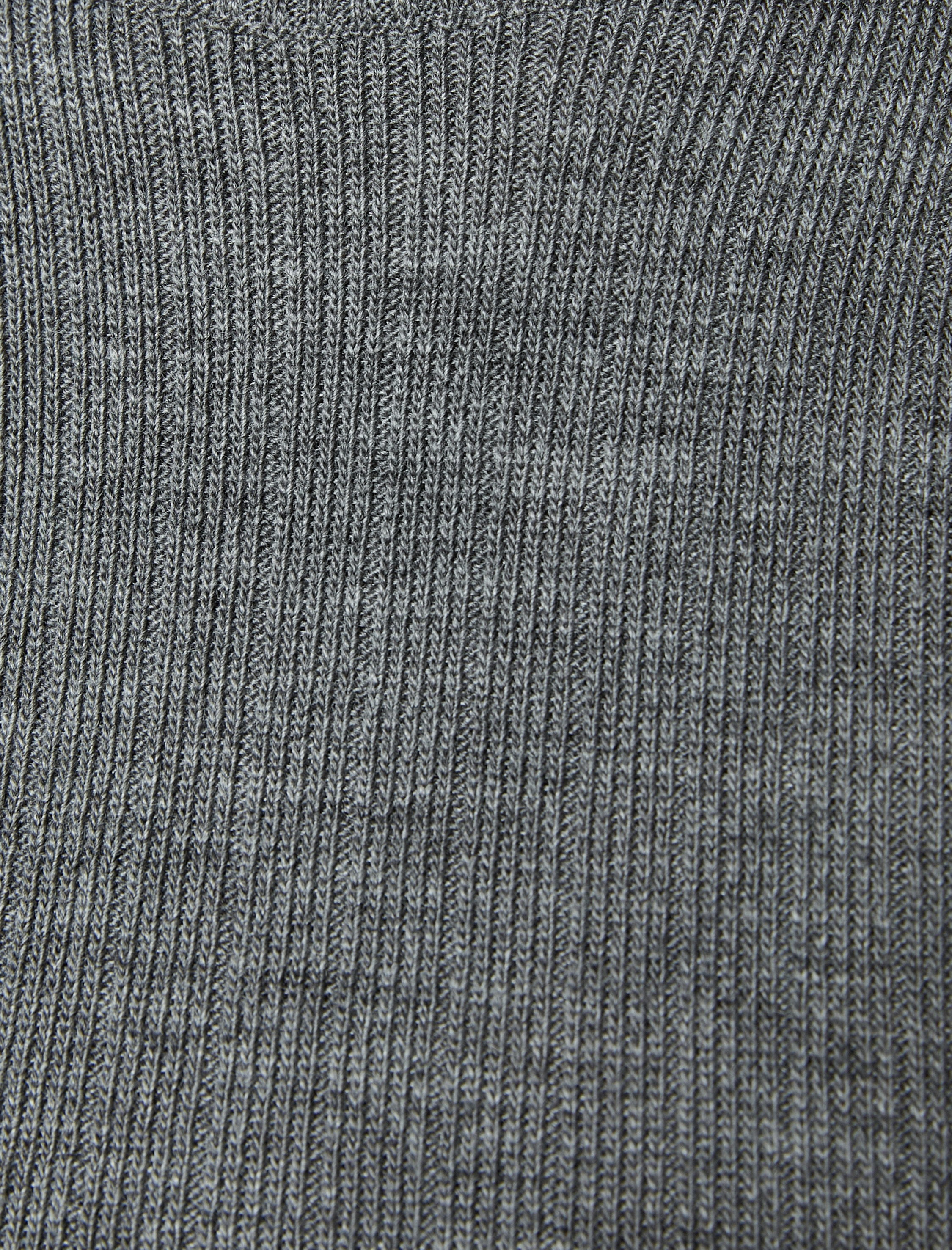   Dik Yaka Kısa Kollu Triko Kazak