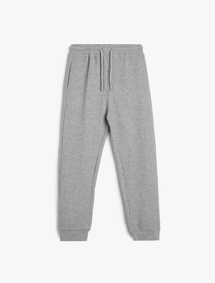 Erkek Çocuk Basic Jogger Eşofman Altı Beli Bağlamalı