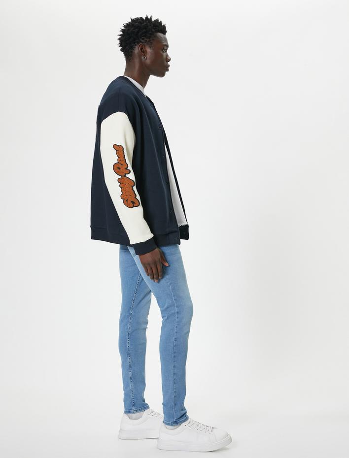  Standart Bel Skinny Fit Kot Pantolon - Michael Jean