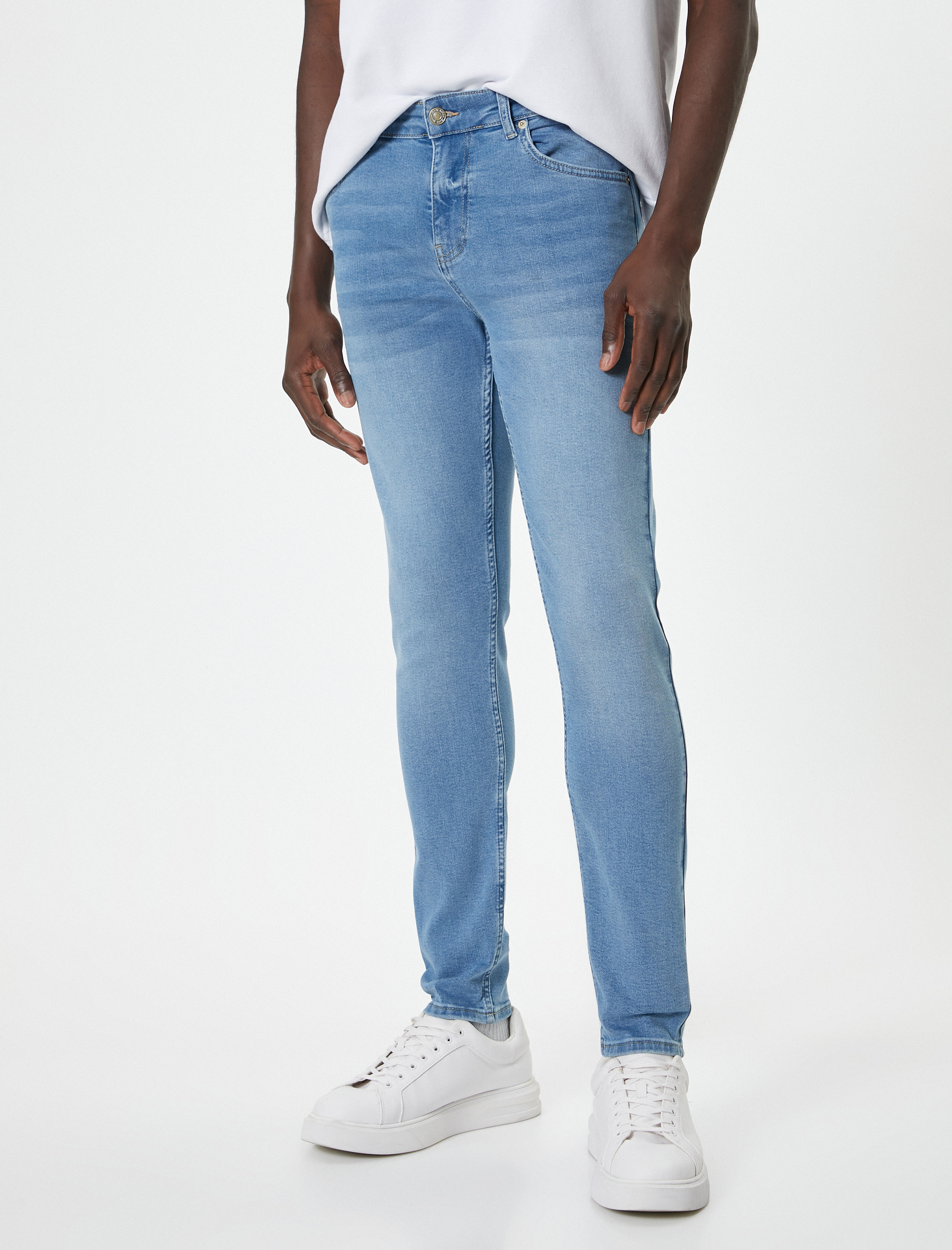   Standart Bel Skinny Fit Kot Pantolon - Michael Jean