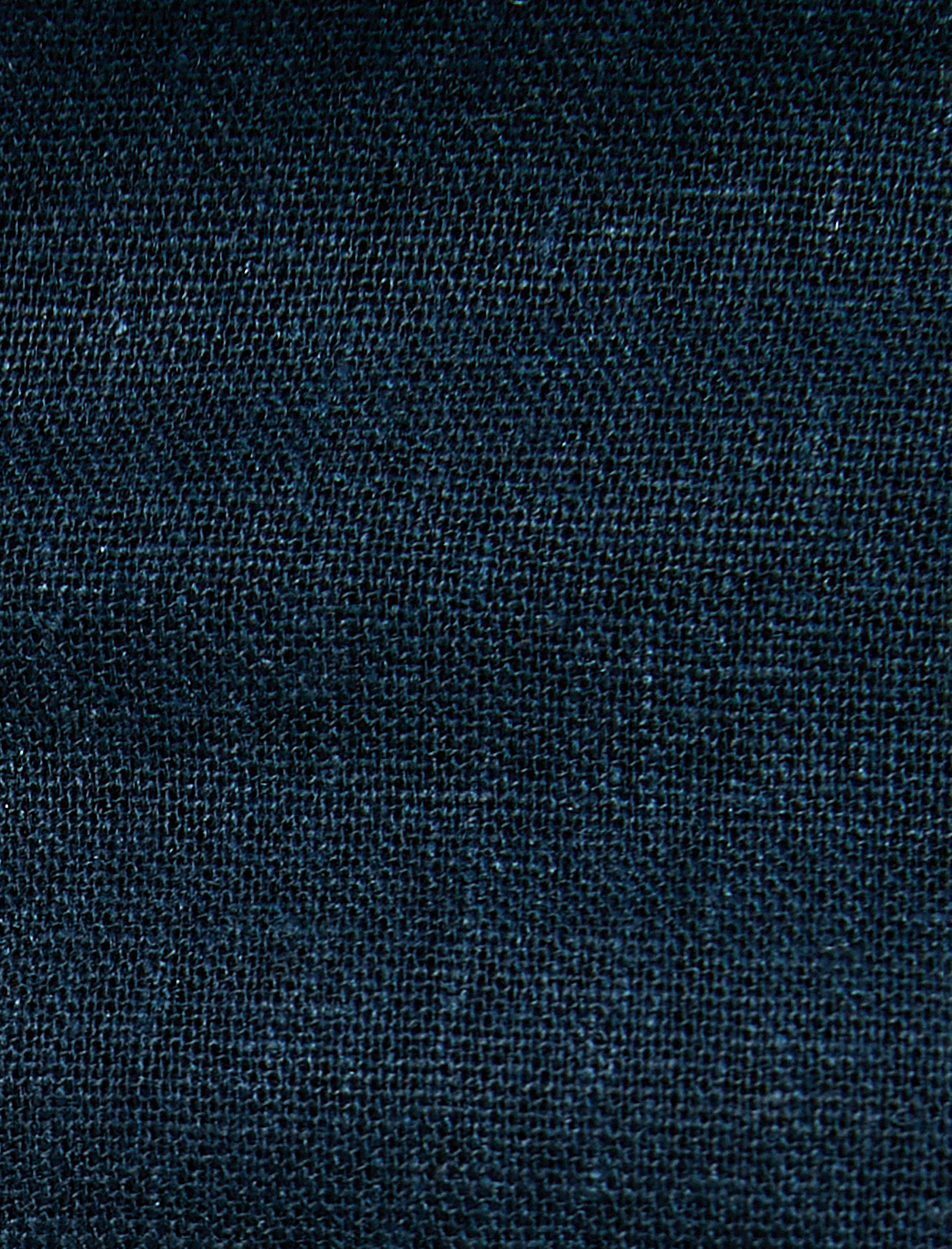   Keten Pantolon Bol Paça Yüksek Bel Kat Detaylı Düğmeli Cepli