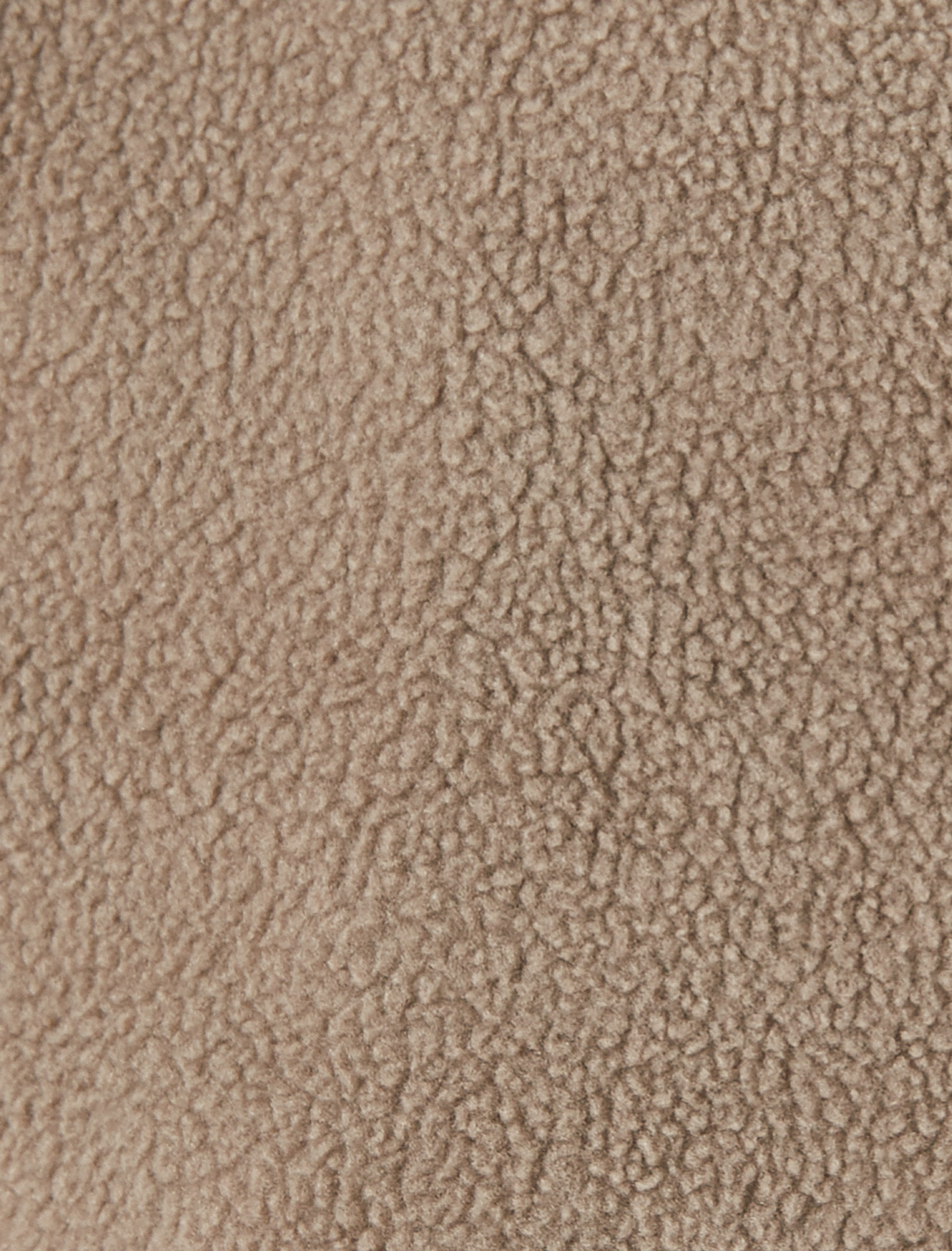   Peluş Yelek Fermuarlı Kanguru Cep Detaylı Dik Yaka