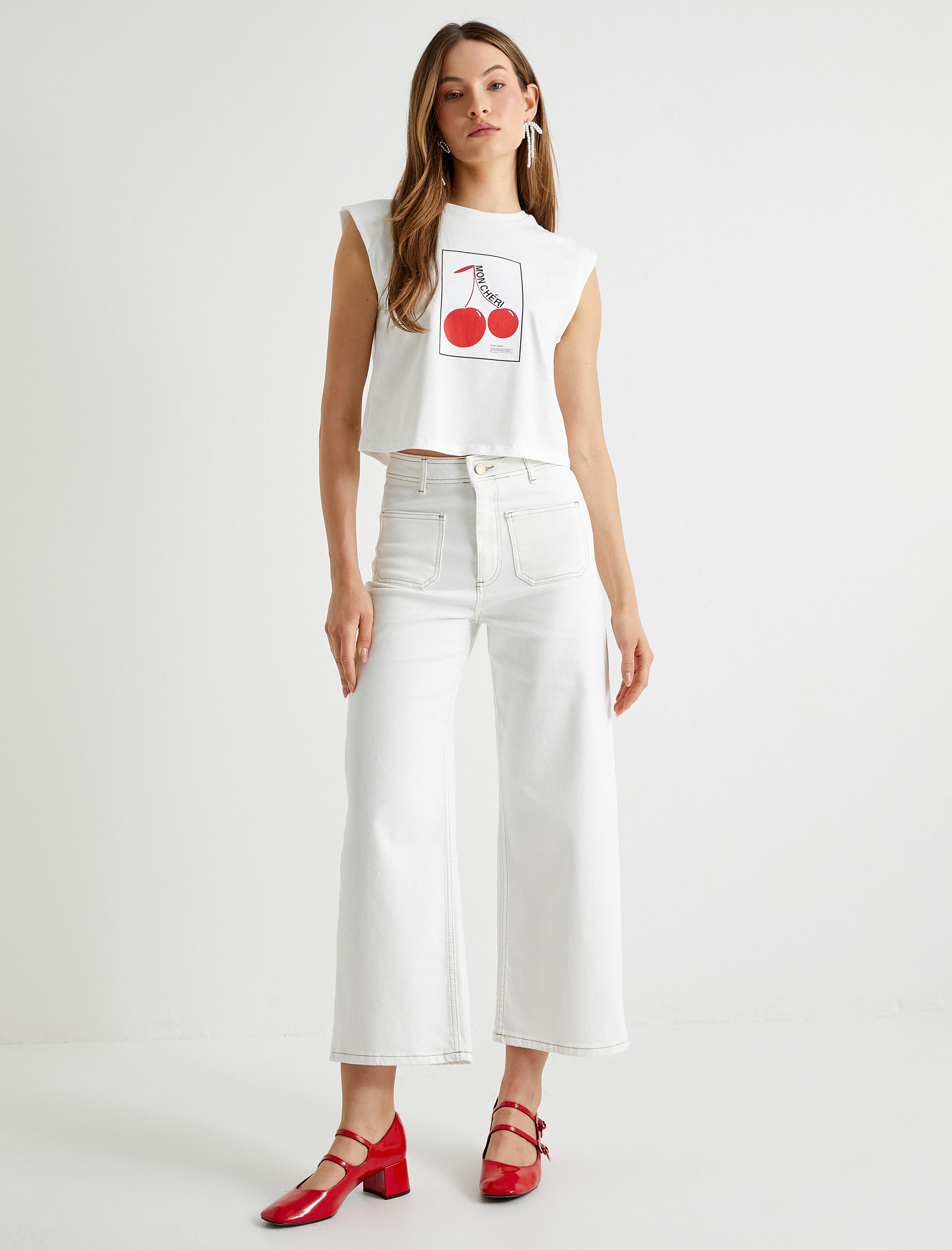   Cep Detaylı Kot Pantolon