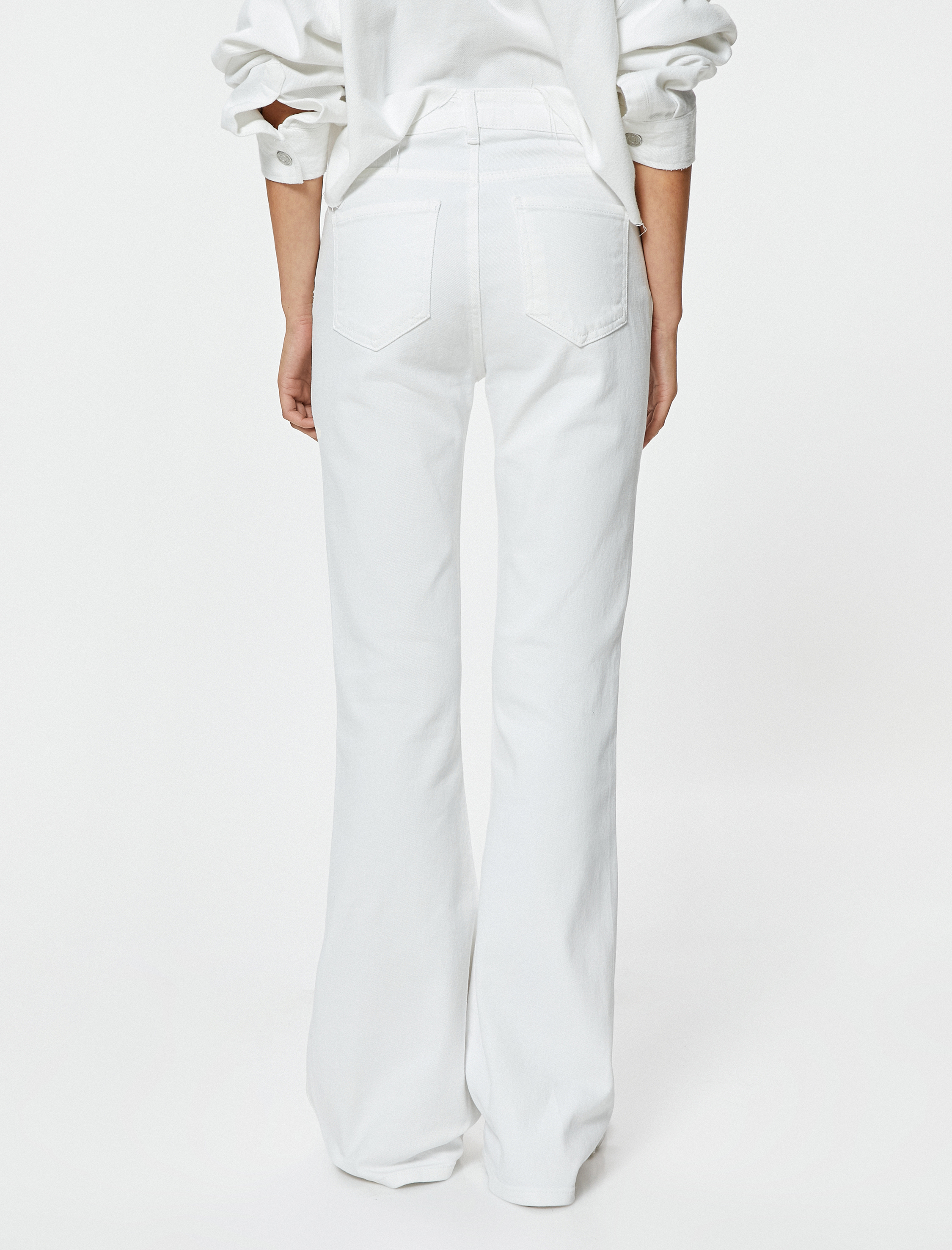   İspanyol Paça Kot Pantolon Slim Fit Standart Bel