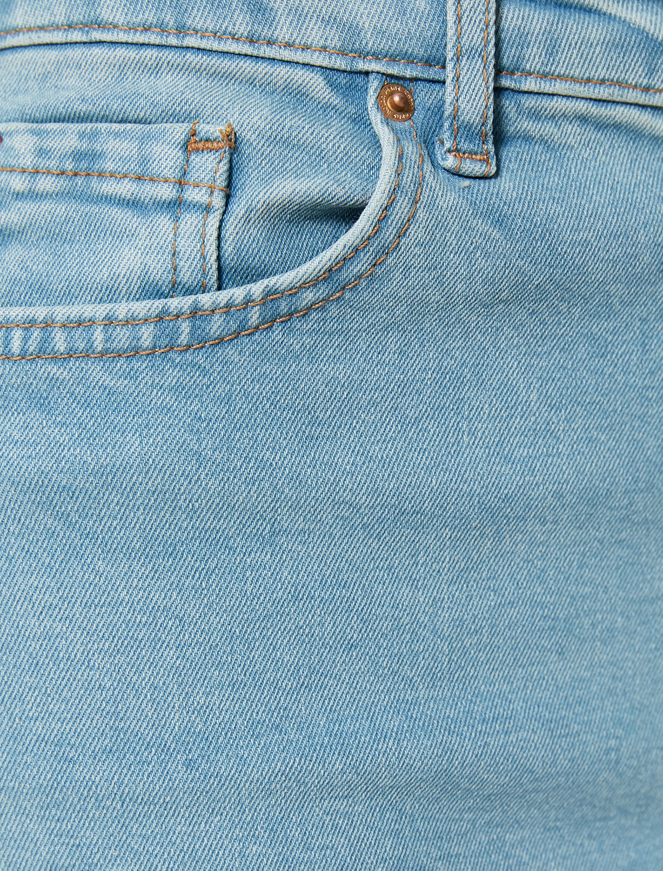   İspanyol Paça Bootcut Jean Pantolon Crop Slim Fit Standart Bel - Kick Flare Jean