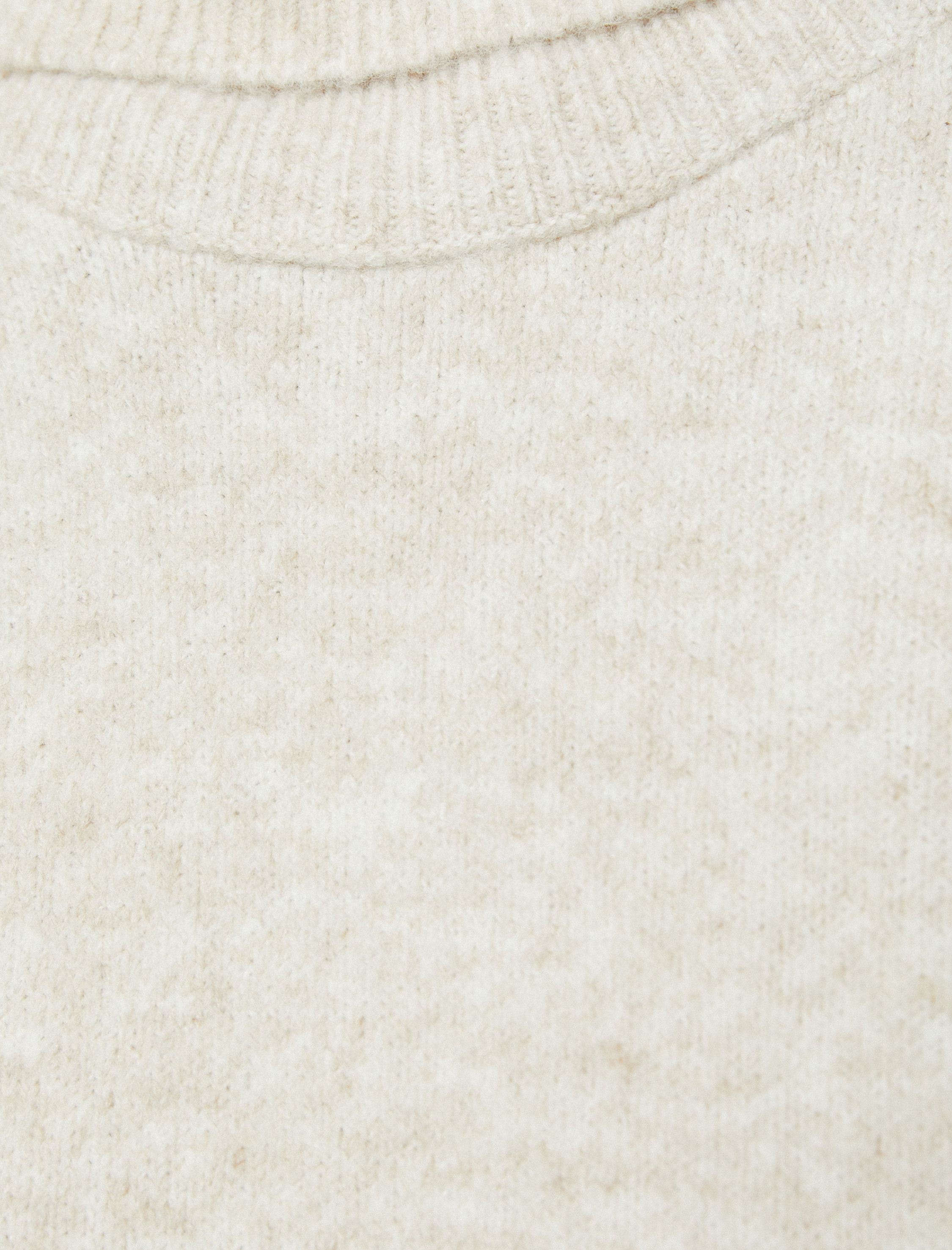   Oversize Boğazlı Kazak Uzun Kollu