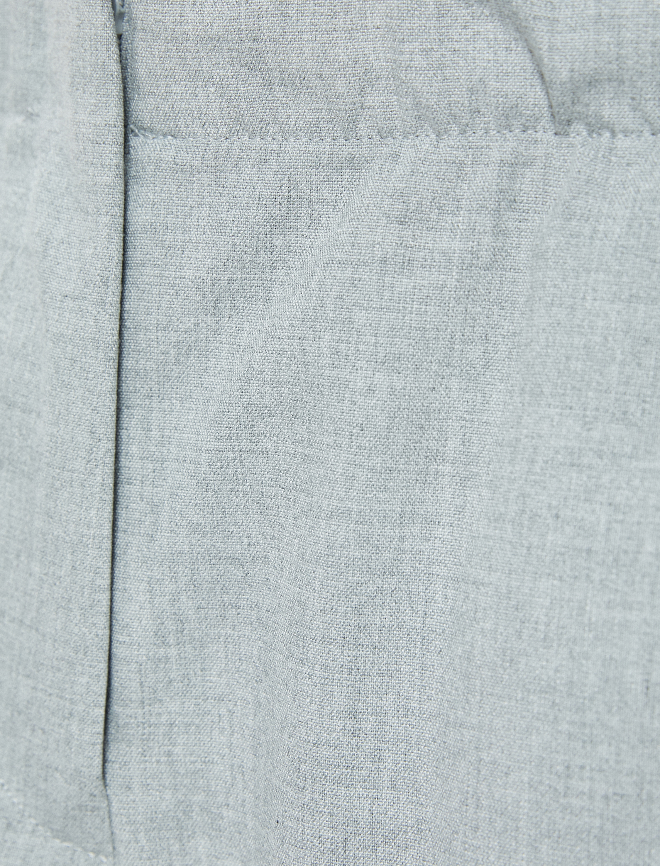   Elastik Belli Kumaş Pantolon Cepli