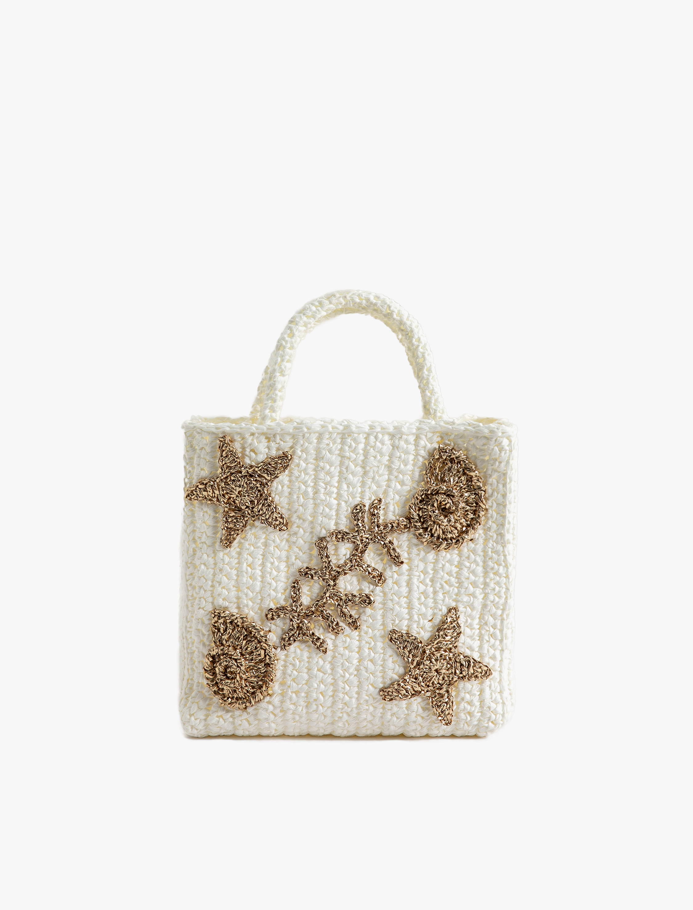  Kadın Koton X Sibil Çetinkaya - İşleme Detaylı Örgü Çanta