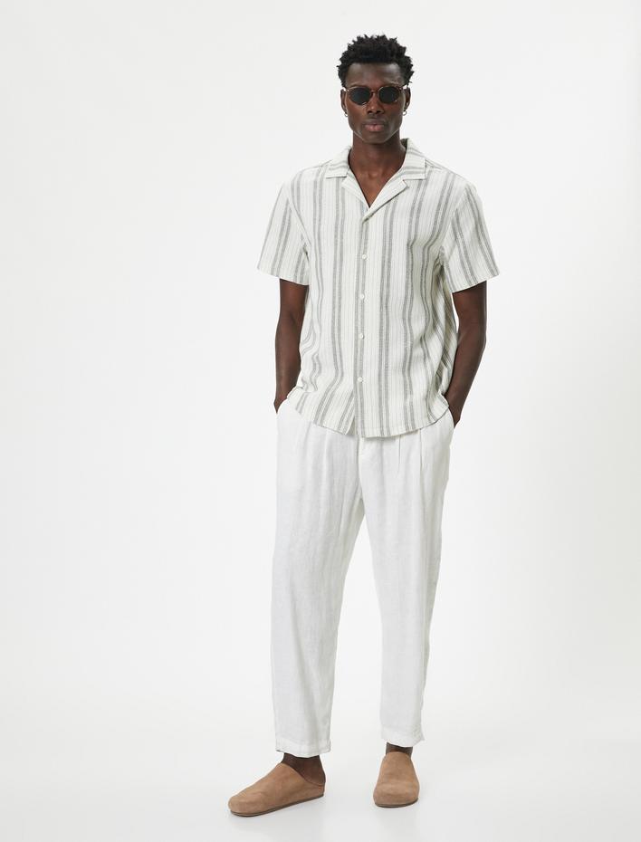  Pamuk Karışımlı Gömlek Regular Fit