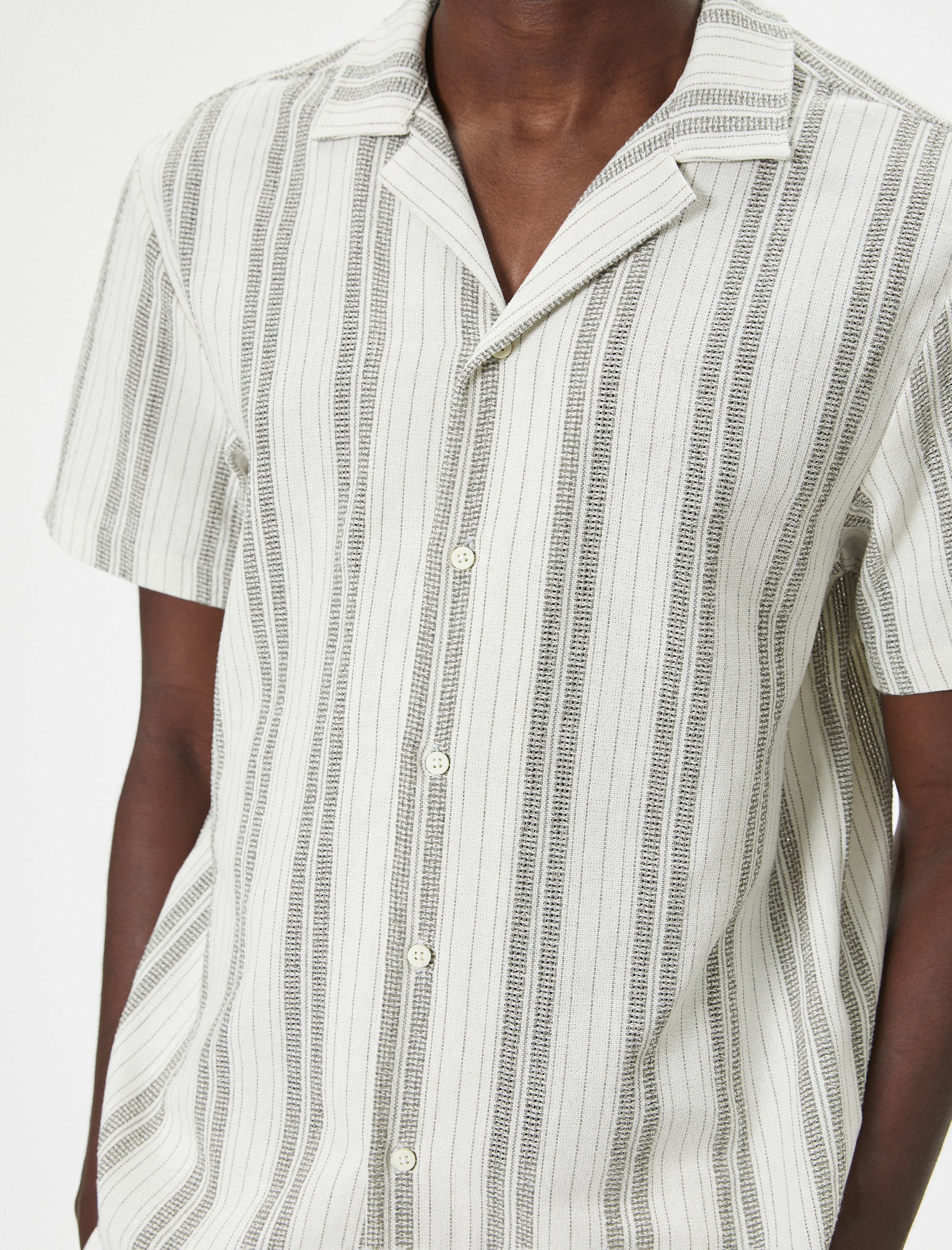   Pamuk Karışımlı Gömlek Regular Fit