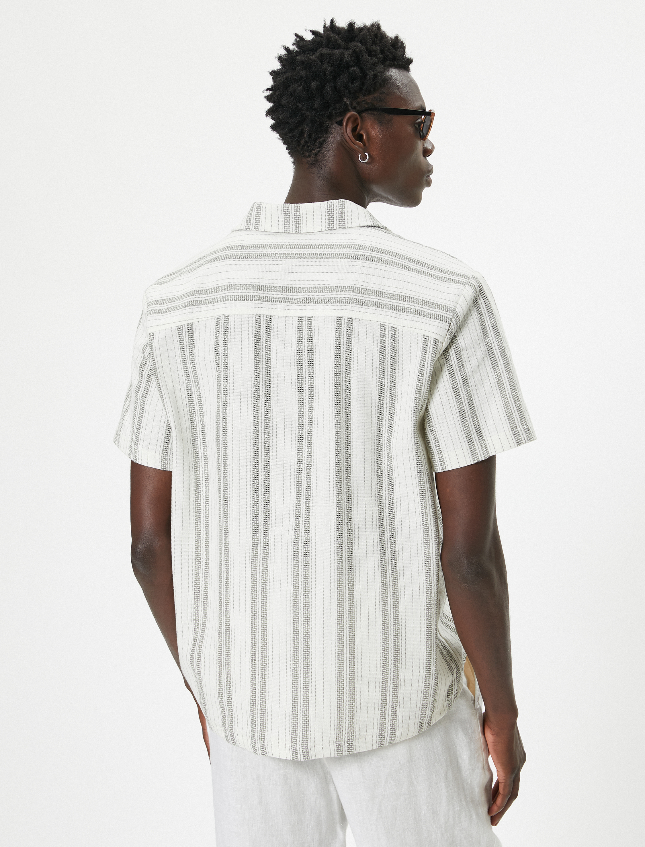   Pamuk Karışımlı Gömlek Regular Fit