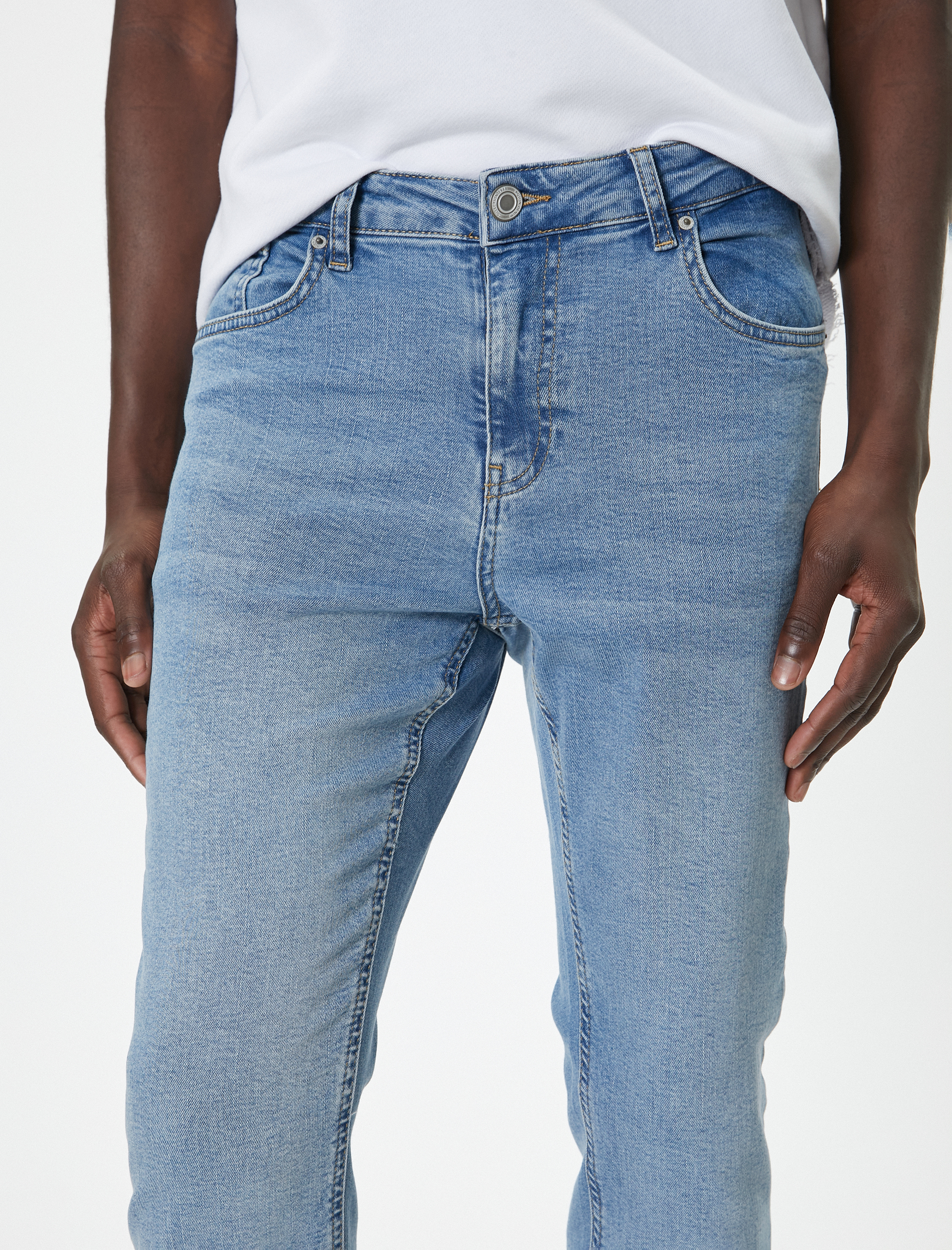 Slim Fit Kot Pantolon - Brad Jean