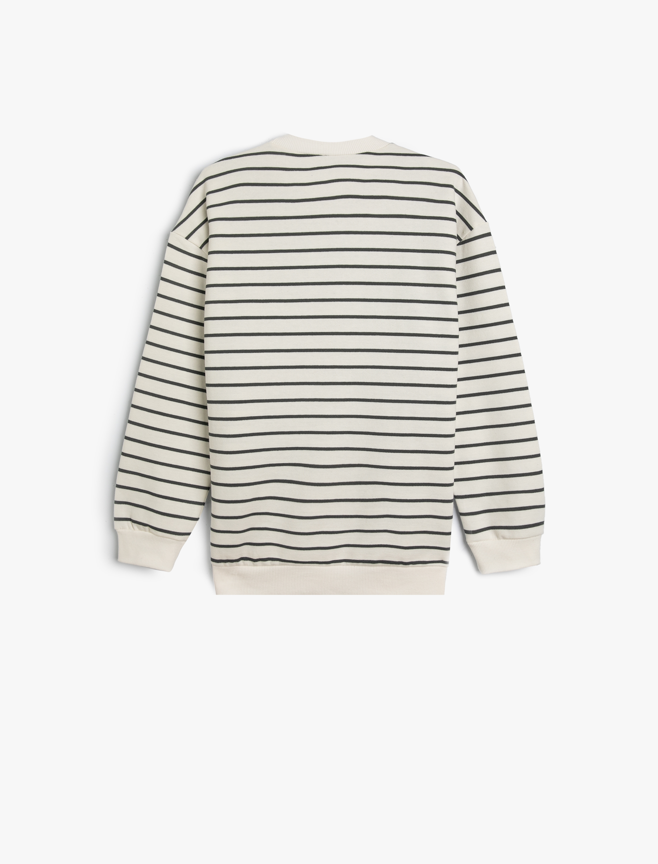  Erkek Çocuk Sweatshirt Uzun Kollu Bisiklet Yaka Pamuklu