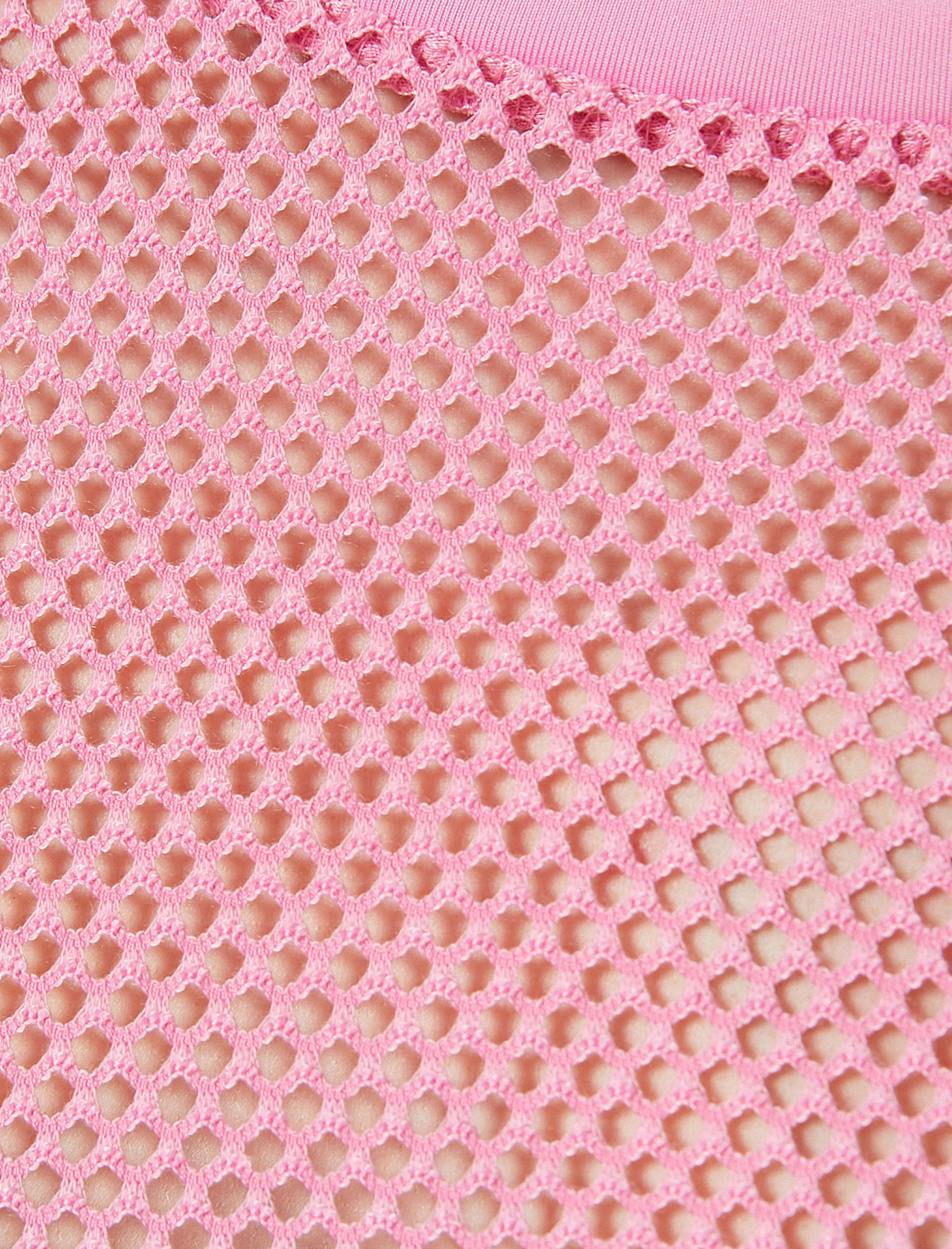   Oversize File Spor Tişört Crop Uzun Kollu Bisiklet Yaka