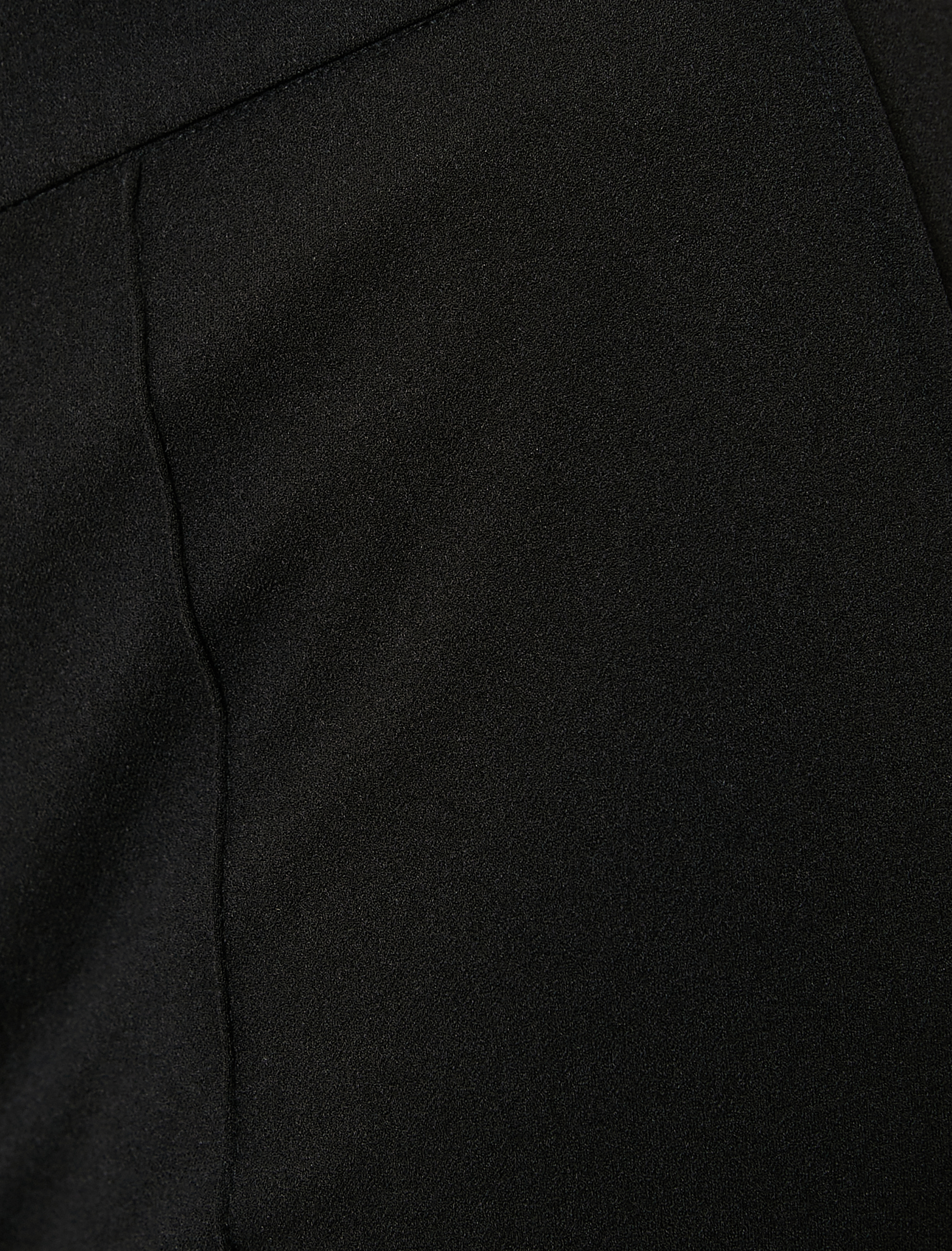   İspanyol Paça Pantolon Nervürlü Paçaları Yırtmaç Detaylı