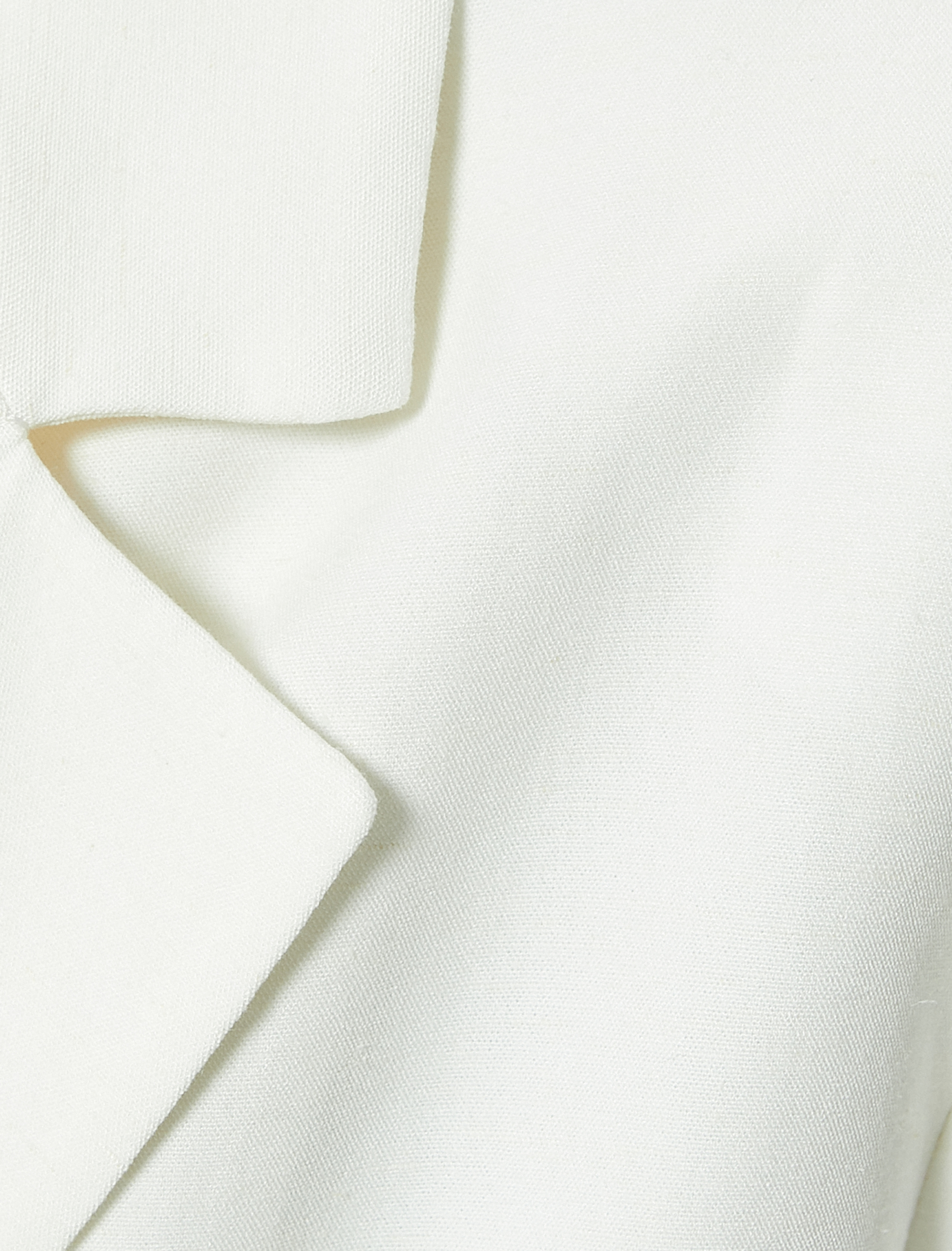   Blazer Ceket Biyeli Kruvaze Yaka Düğmeli Viskon Kumaş