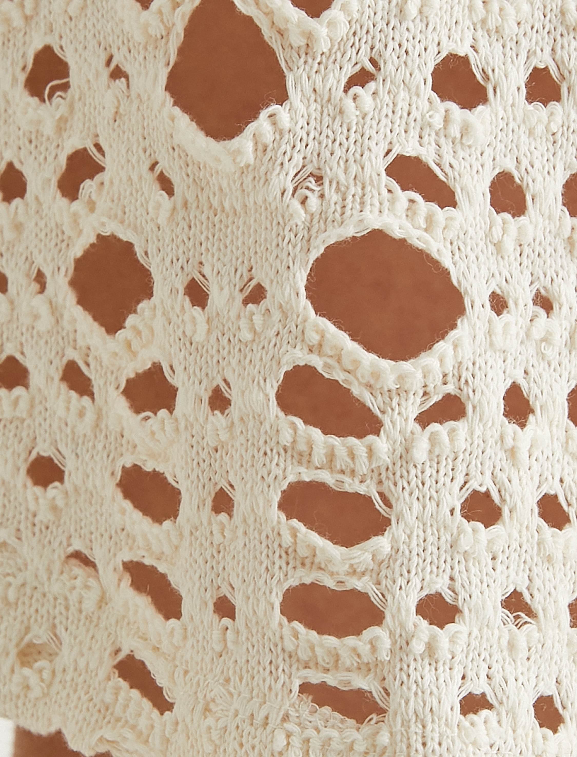   Koton X Melis Ağazat - Crop Kroşe Yelek Ajurlu