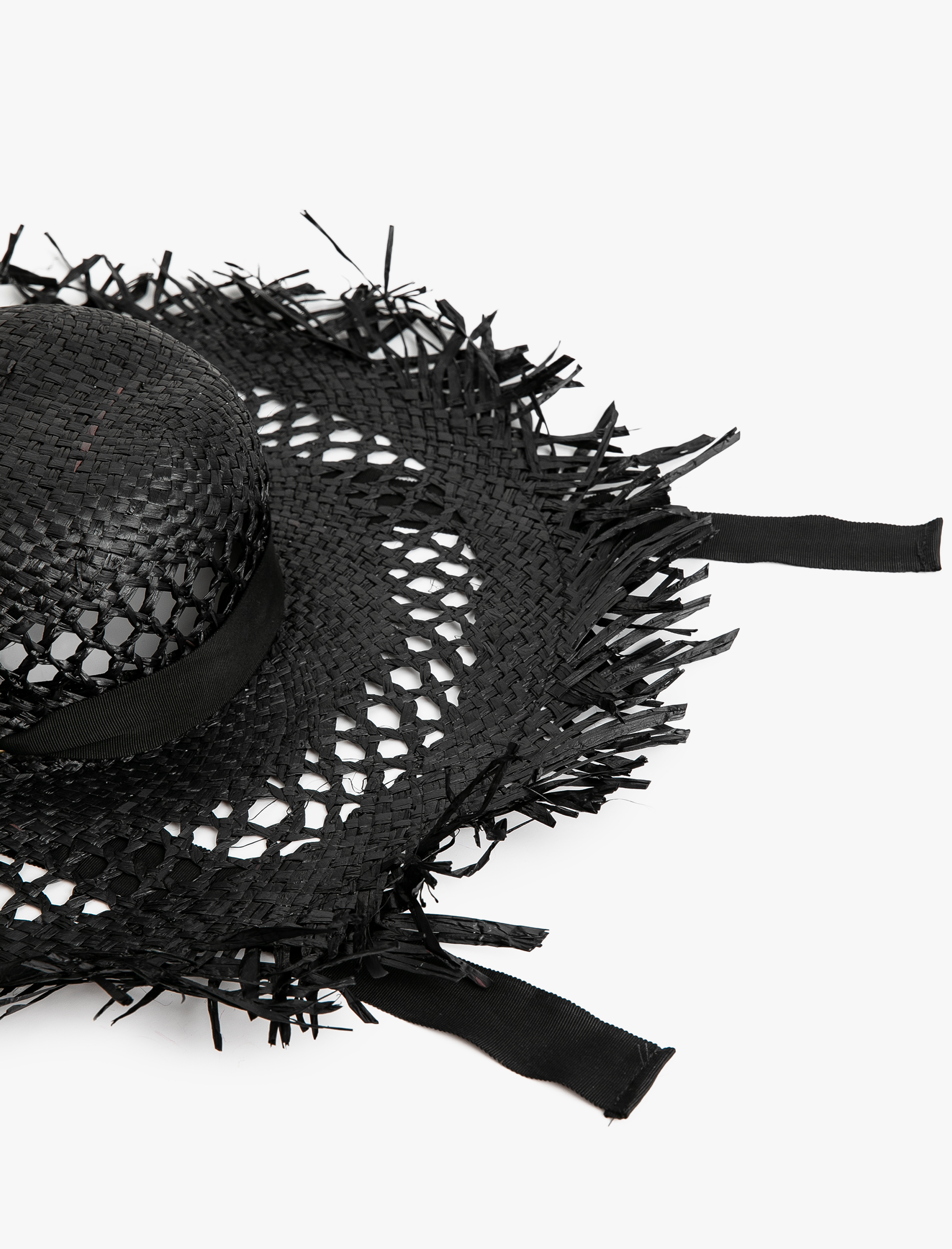  Kadın Hasır Şapka Püskül Detaylı - Koton X Sibil Çetinkaya