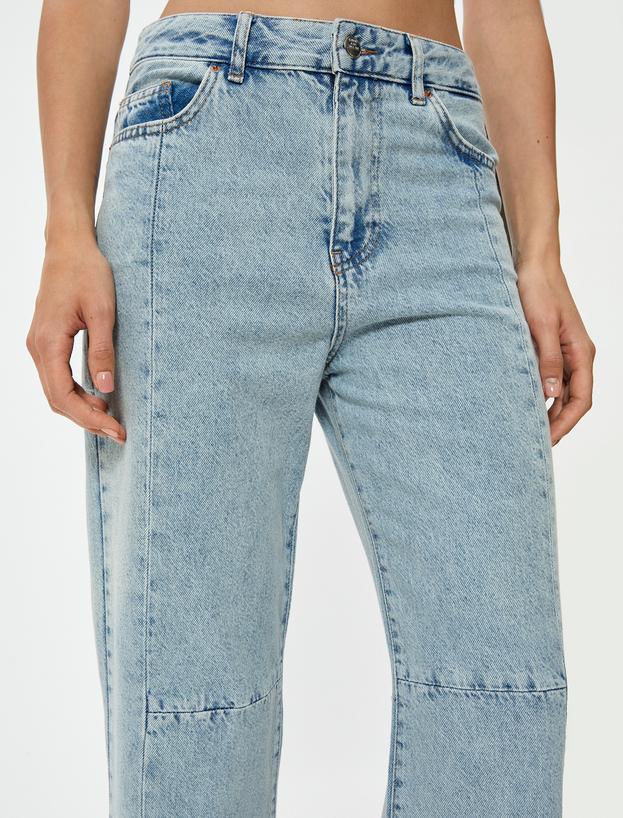 Yüksek Bel Düz Uzun Paça Kot Pantolon - Nora Longer Straight Jeans_4