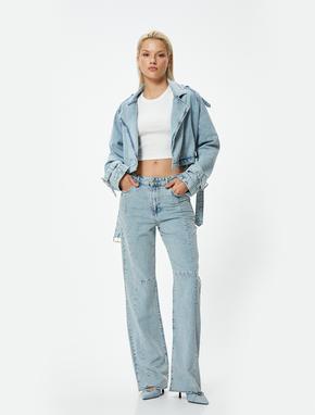 Yüksek Bel Düz Uzun Paça Kot Pantolon - Nora Longer Straight Jeans