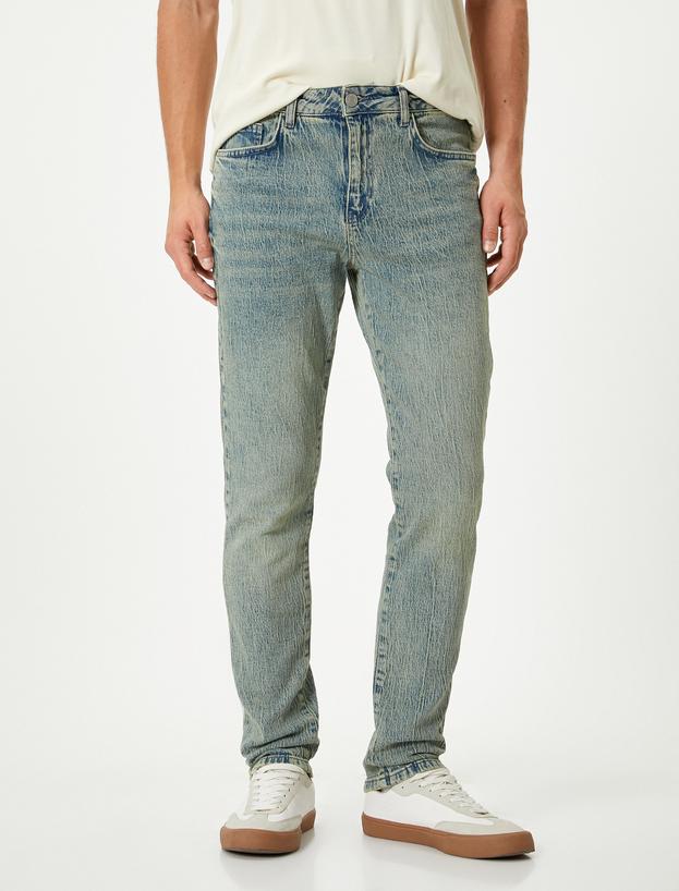 Slim Fit Kot Pantolon - Brad Jean_2