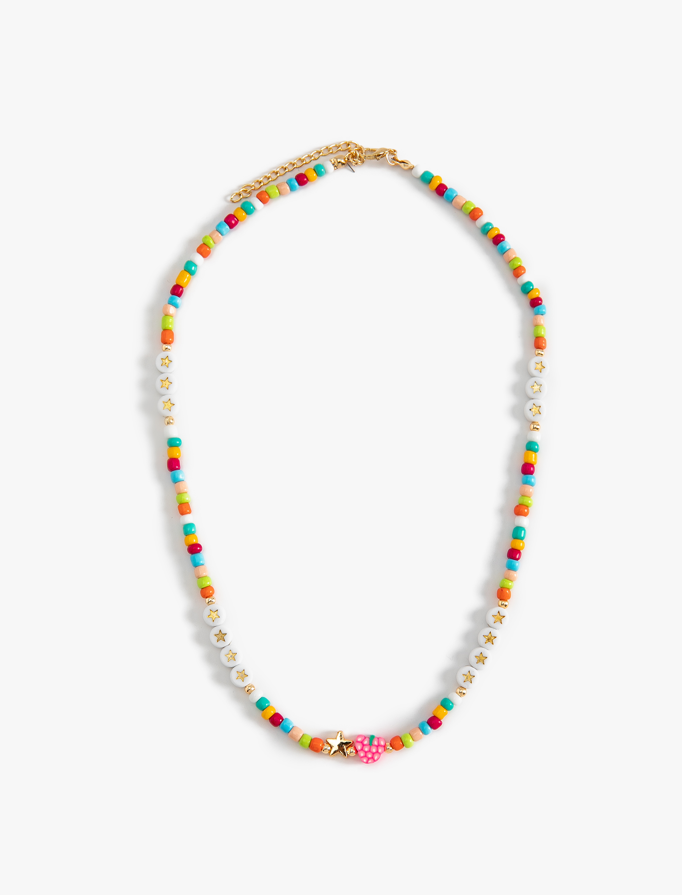  Kadın Boncuklu Kolye Çok Renkli