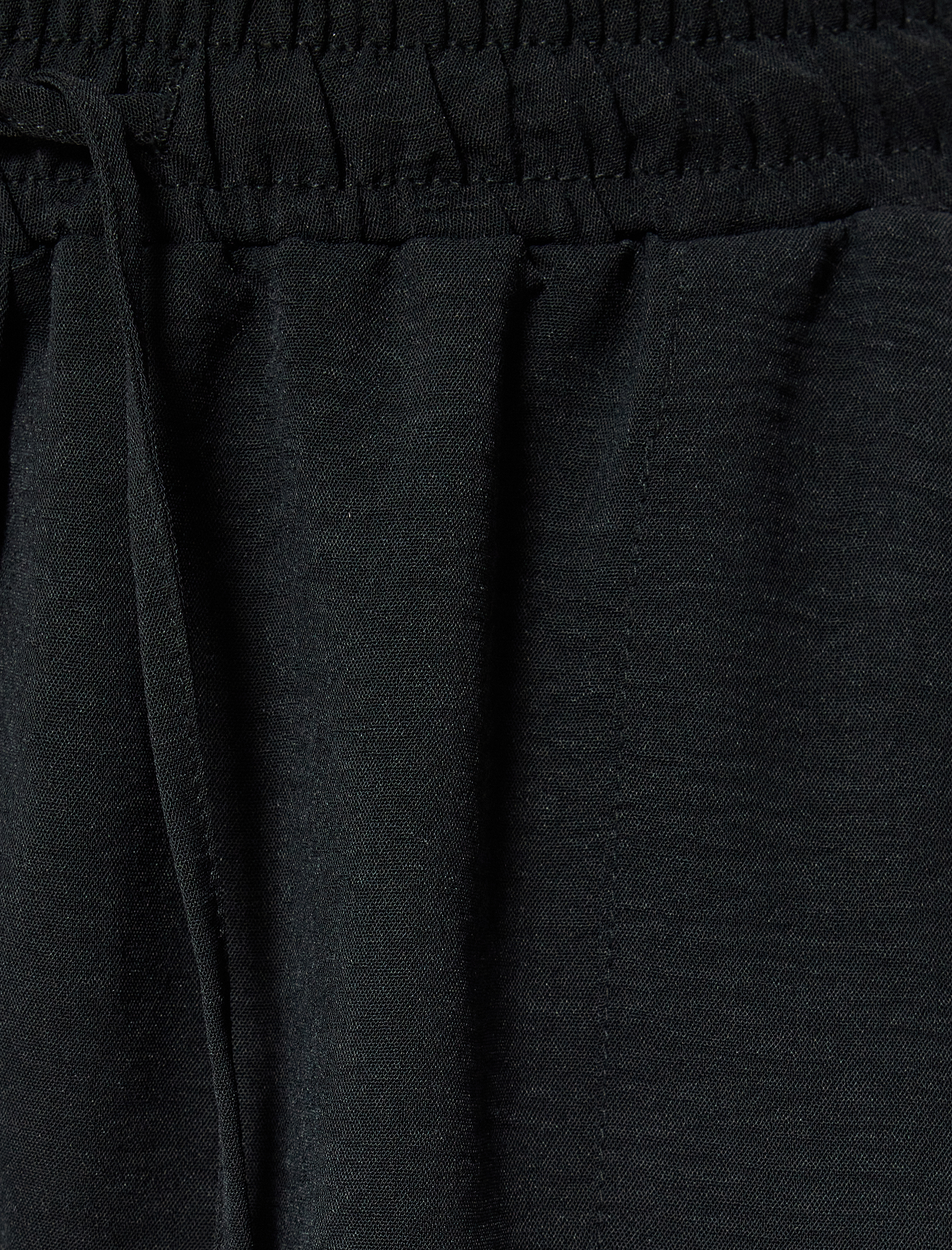   Cepli Şort Rahat Kalıp Beli Bağlamalı Aerobin Kumaş