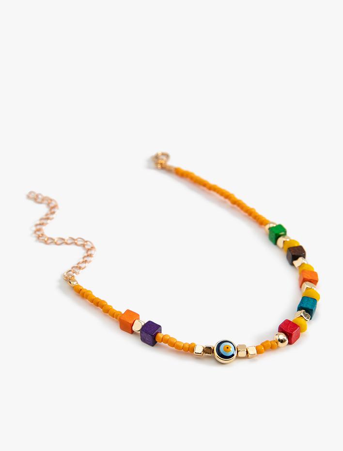 Kadın Boncuk Detaylı Halhal