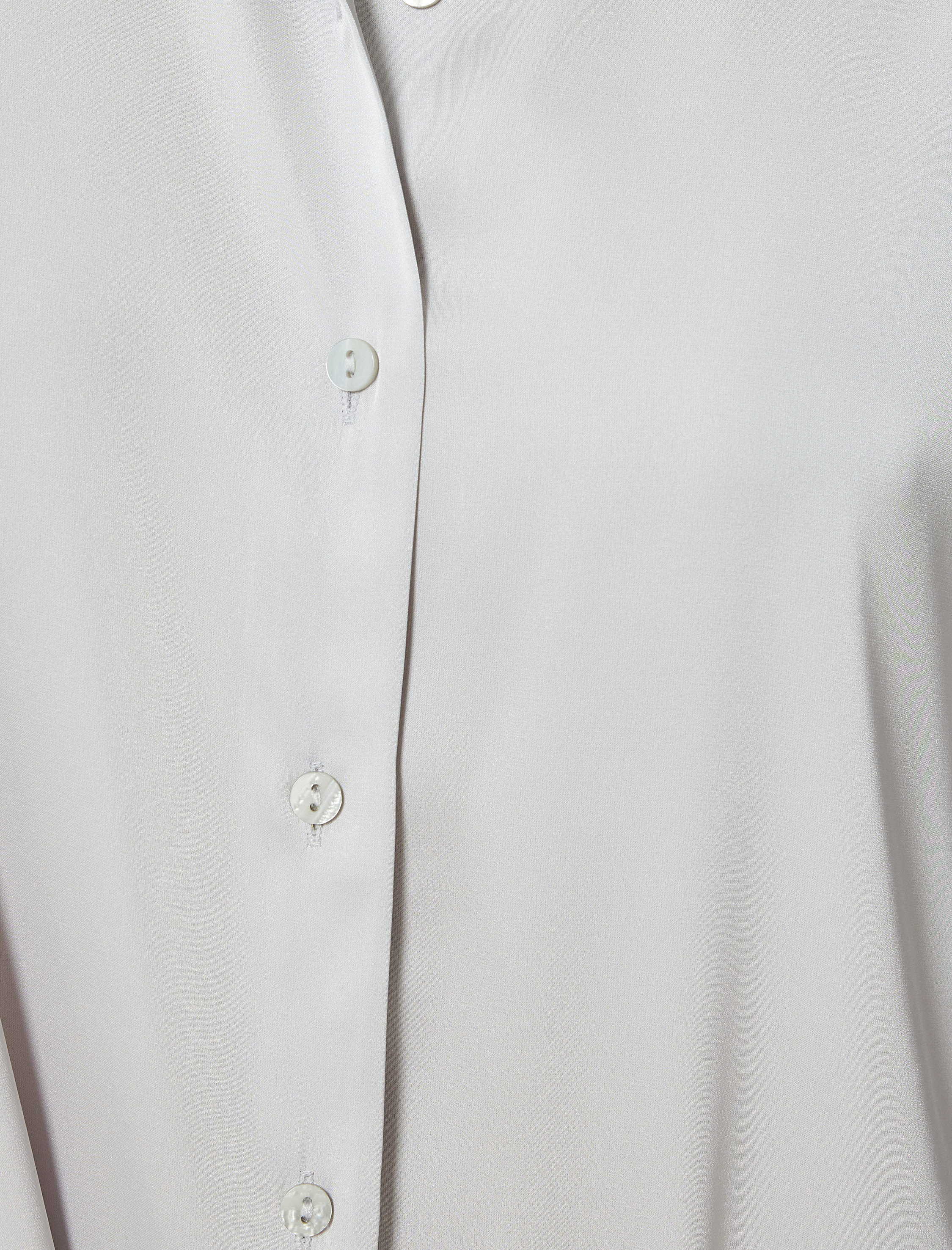   Saten Gömlek Uzun Kollu Klasik Yaka