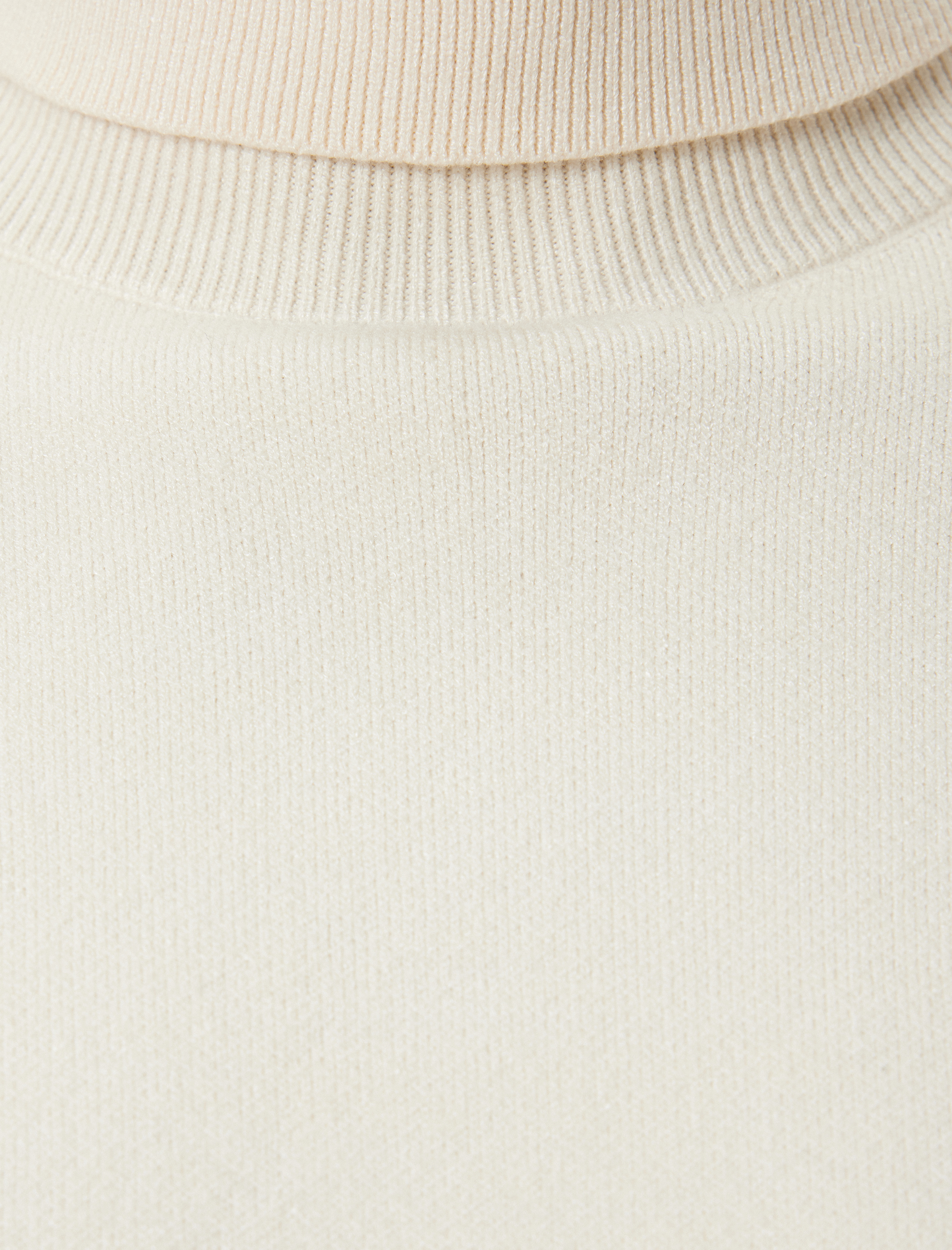   Boğazlı Kazak Triko Basic Uzun Kollu