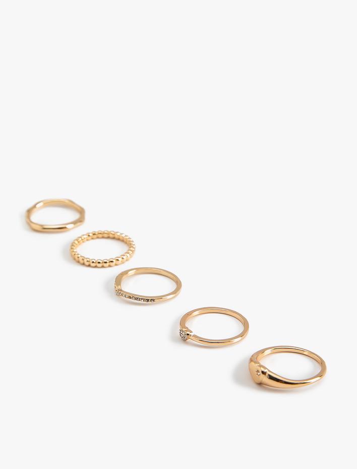 Kadın Yüzük Seti Taş Detaylı