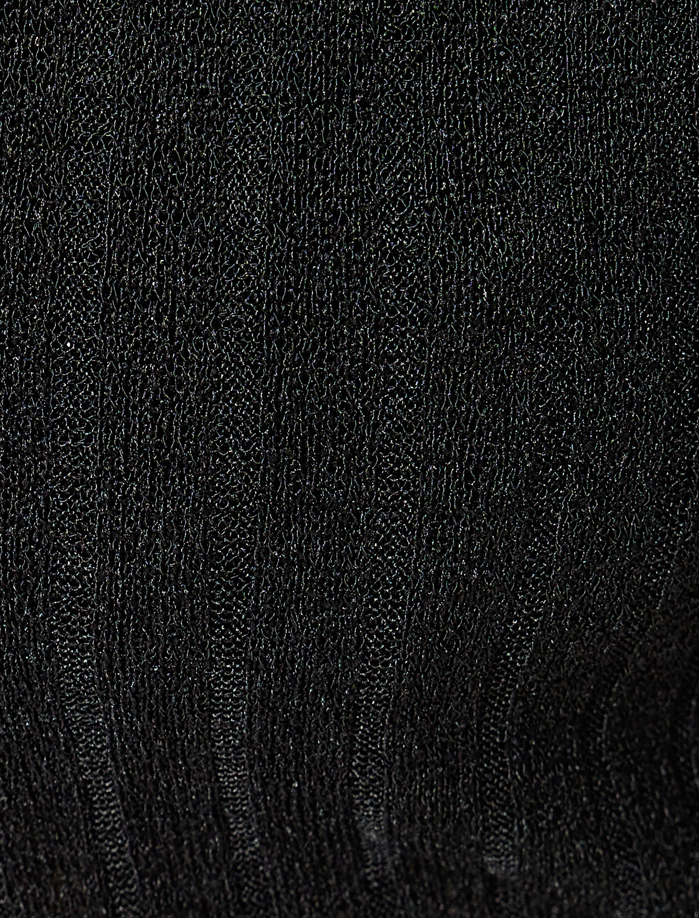   Yarı Transparan V Yaka Tişört Kısa Kollu Dokulu