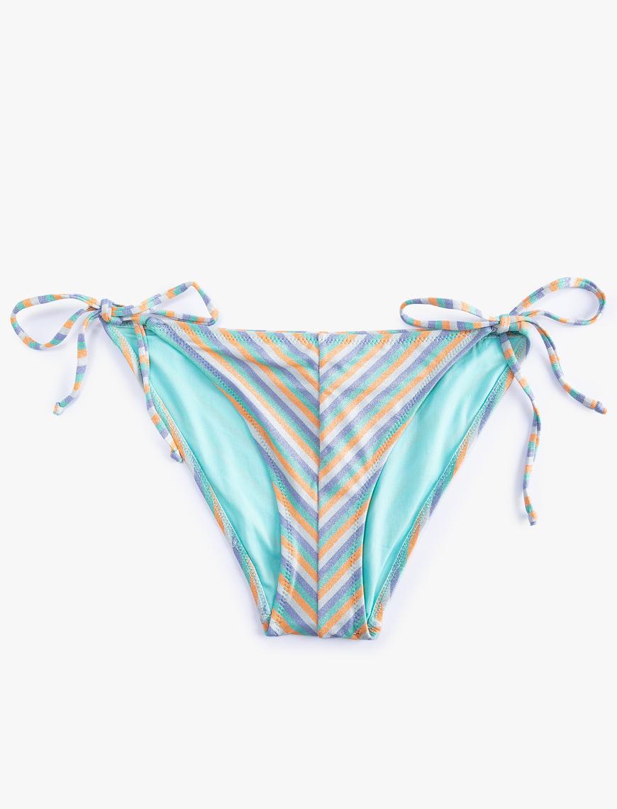  Simli Bikini Altı Yanları Bağlama Detaylı
