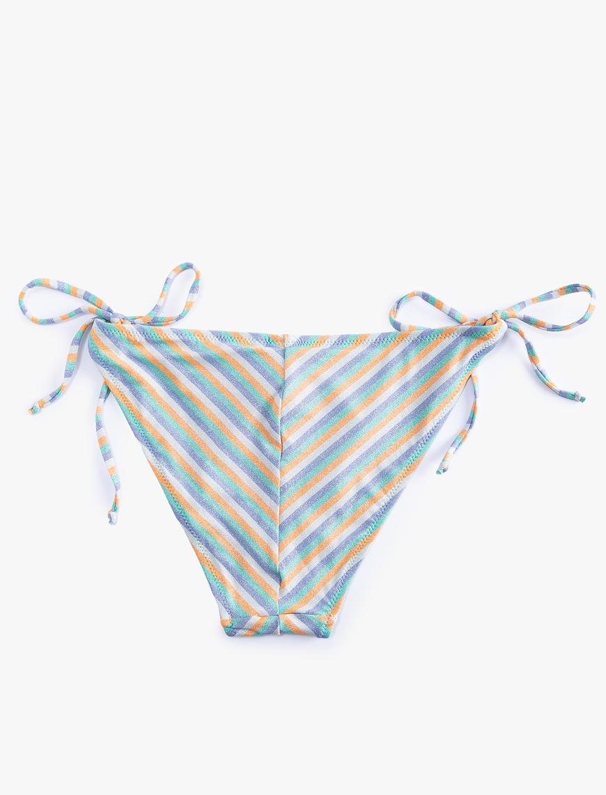   Simli Bikini Altı Yanları Bağlama Detaylı