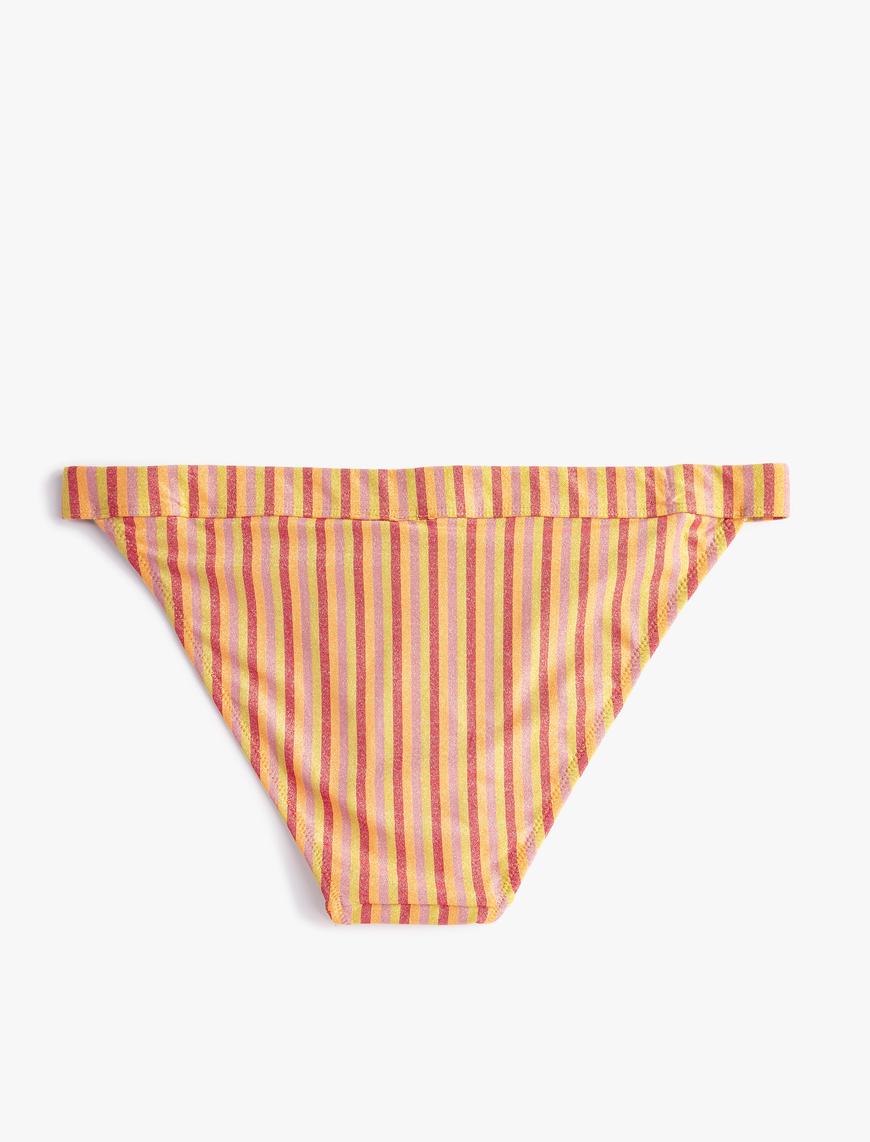   Simli Bikini Altı V Kesim Normal Bel